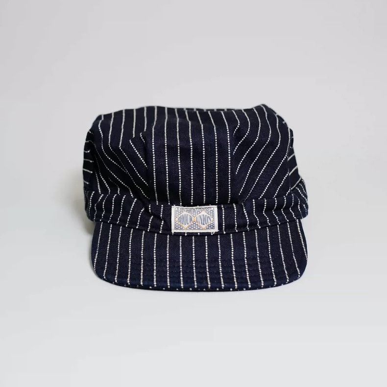 The Real McCoy's JOE McCOY Wabash Work Cap in Dark Blue-dmc Size ONE SIZE - 1 Thumbnail