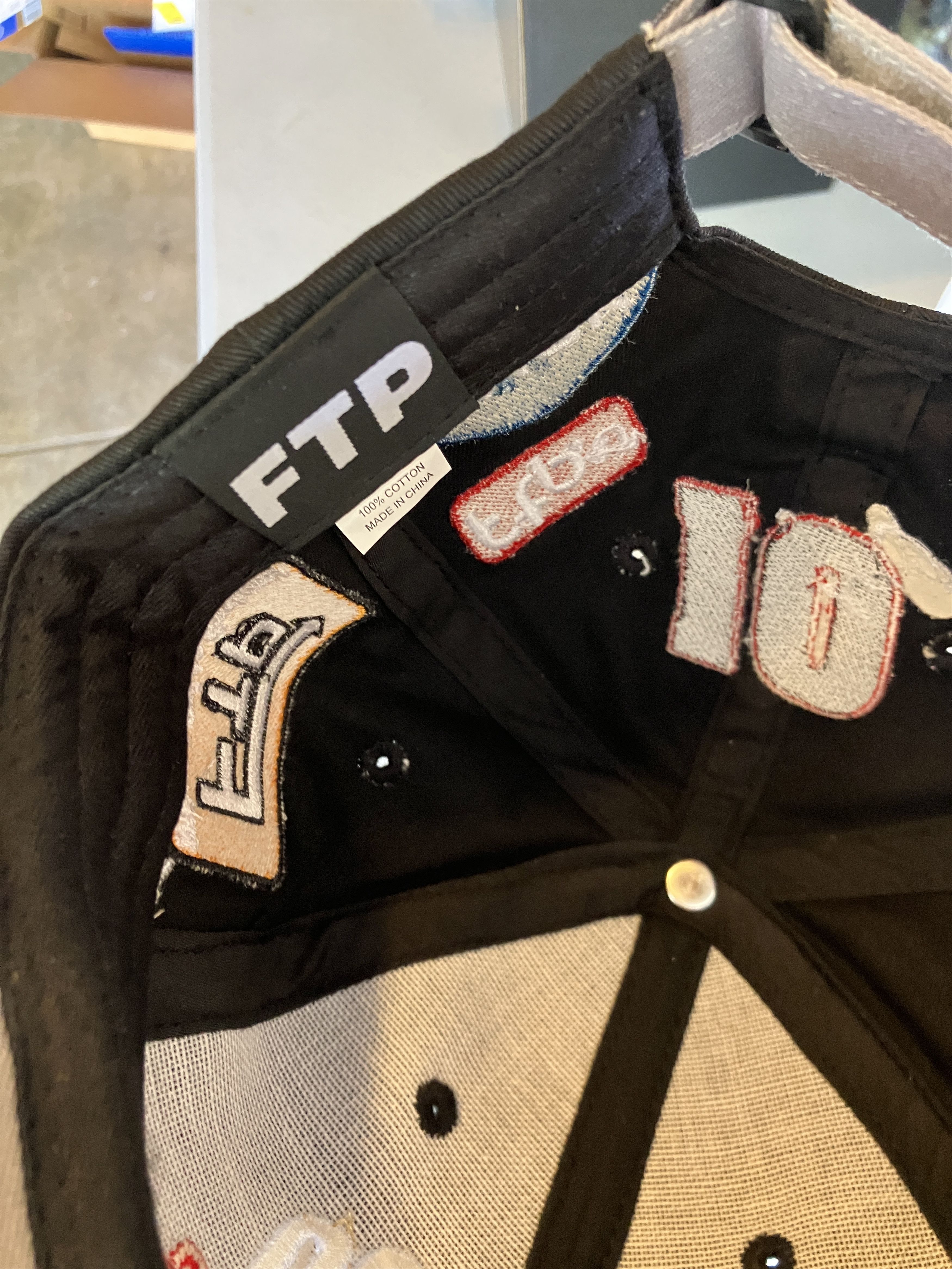 Fuck The Population FTP Raceway 6-Panel Hat - Black Size ONE SIZE - 5 Thumbnail