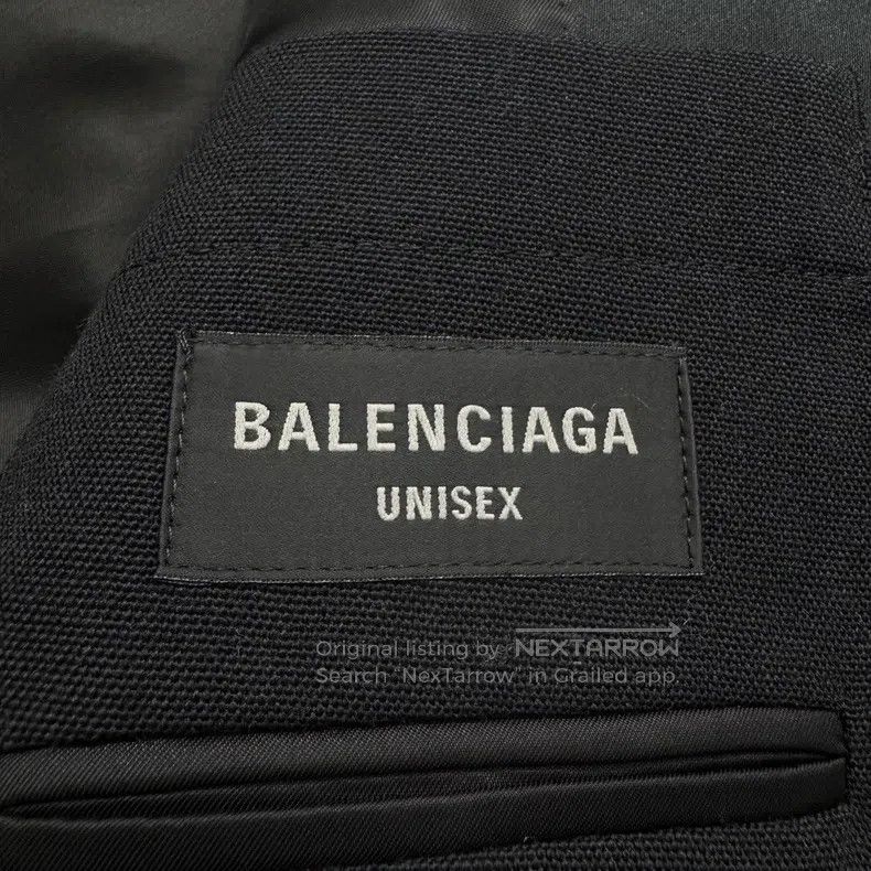 Balenciaga Balenciaga Nylon and wool blend blazer Size US XXS / EU 40 - 2 Thumbnail