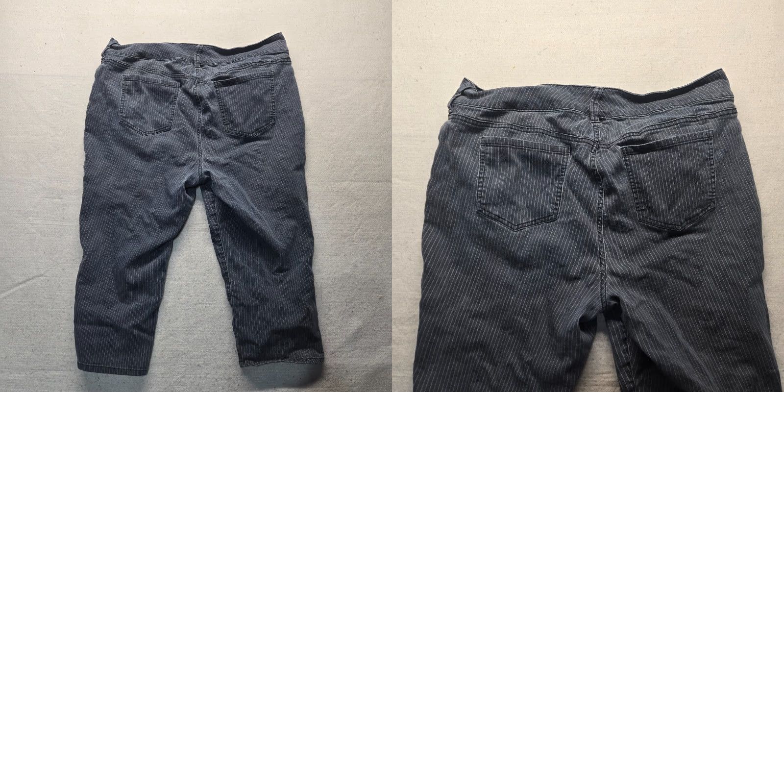 Torrid Torrid Pants Chino Casual Work First At Fit Adult Women's Plus Size 22 Gray Twill Front Button Pockets Logo Size 40" / US 18 - 8 Thumbnail