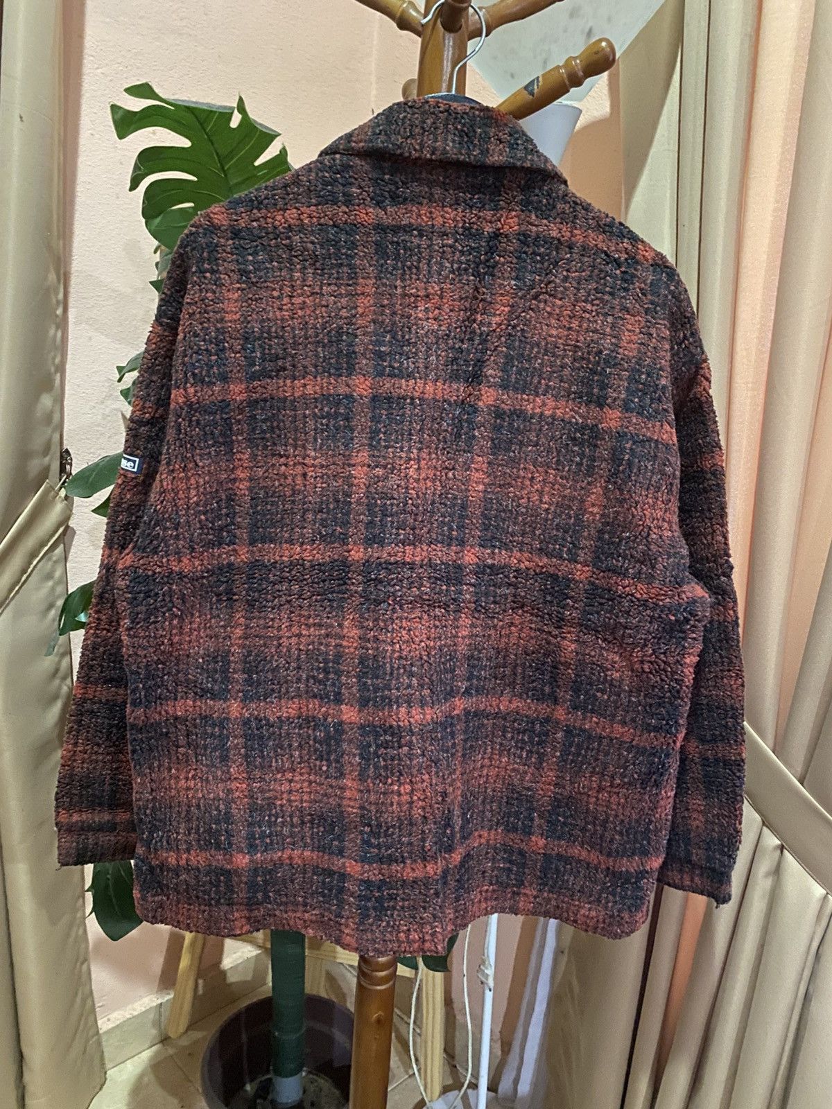 Ellesse VINTAGE ELLESSE RED PLAID FLEECE JACKET Size US M / EU 48-50 / 2 - 9 Thumbnail