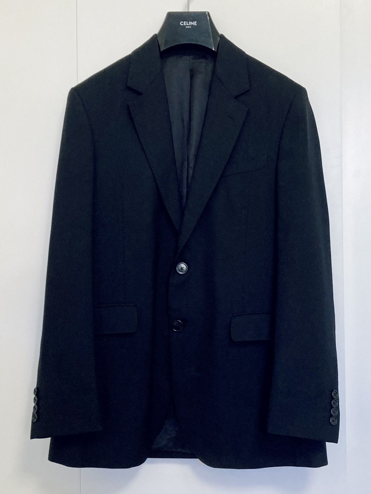 Celine CELINE BY HEDI SILIMANE 22SS BOXY JACKET IN WOOL GABARDINE Size 44R - 1 Thumbnail