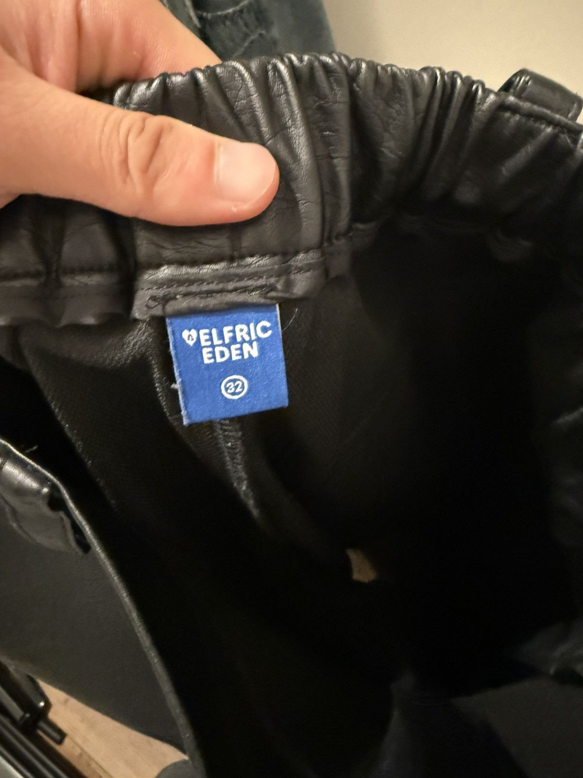 Other Elfric Eden Baggy Leather Pants Size US 32 / EU 48 - 3 Thumbnail