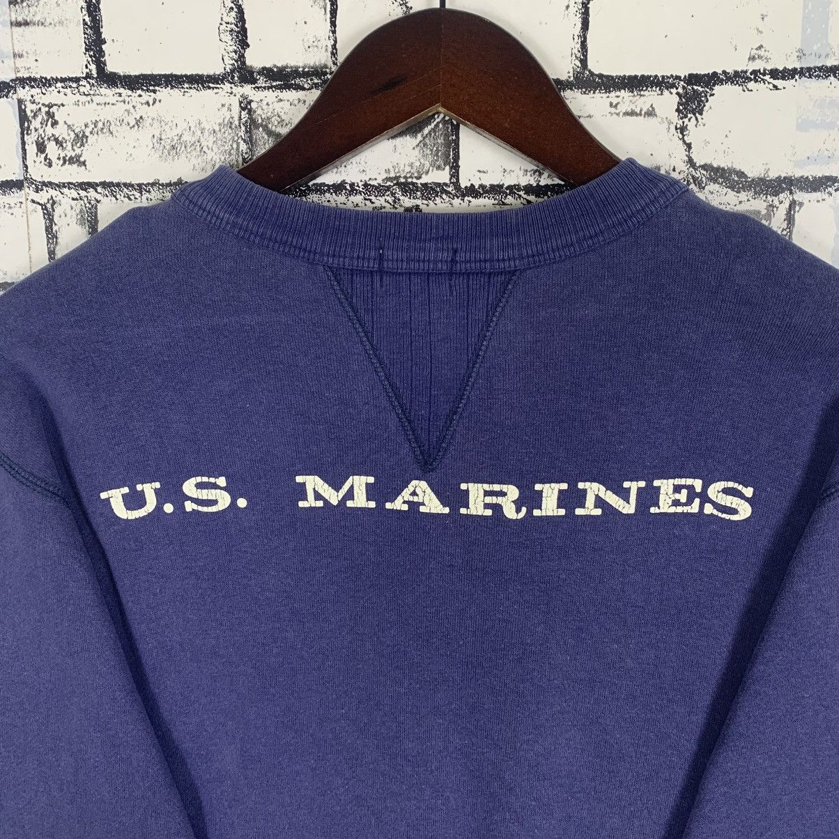 Vintage Vintage Double V neck Pearl Diver Sportwear U.S. Marines Size US M / EU 48-50 / 2 - 5 Thumbnail