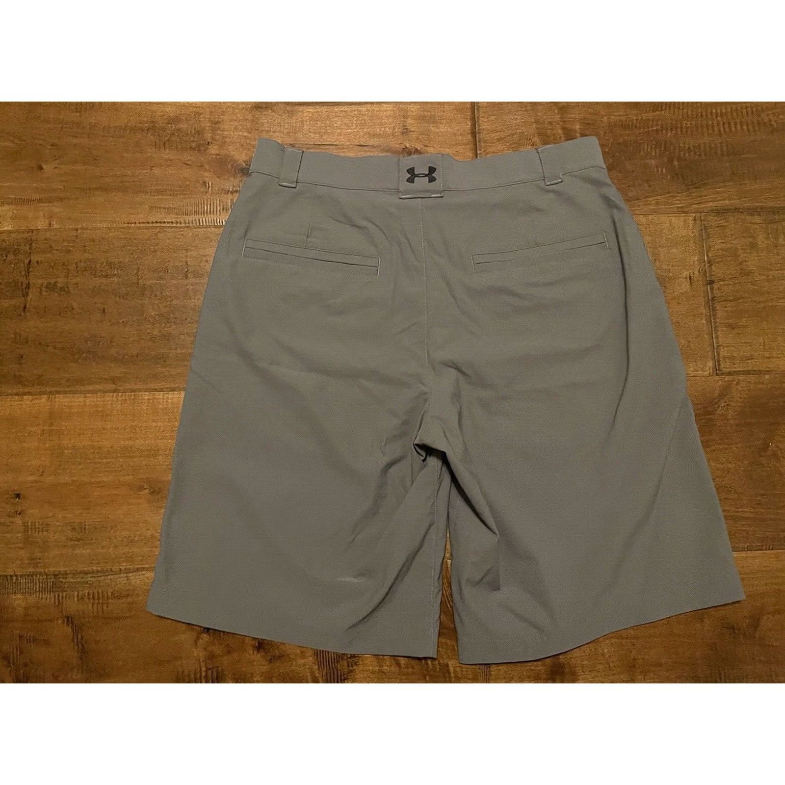 Under Armour Under Armour Bent Grass Gray Nylon Stretch Athletic Golf Chino Shorts - Men's 32 Size US 32 / EU 48 - 2 Thumbnail