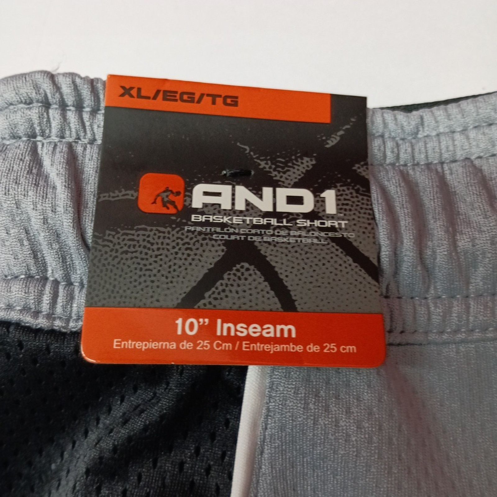 Other AND1 Basketball Shorts Men’s Size XL Gray Black 10" Inseam Size US 38 / EU 54 - 6 Thumbnail