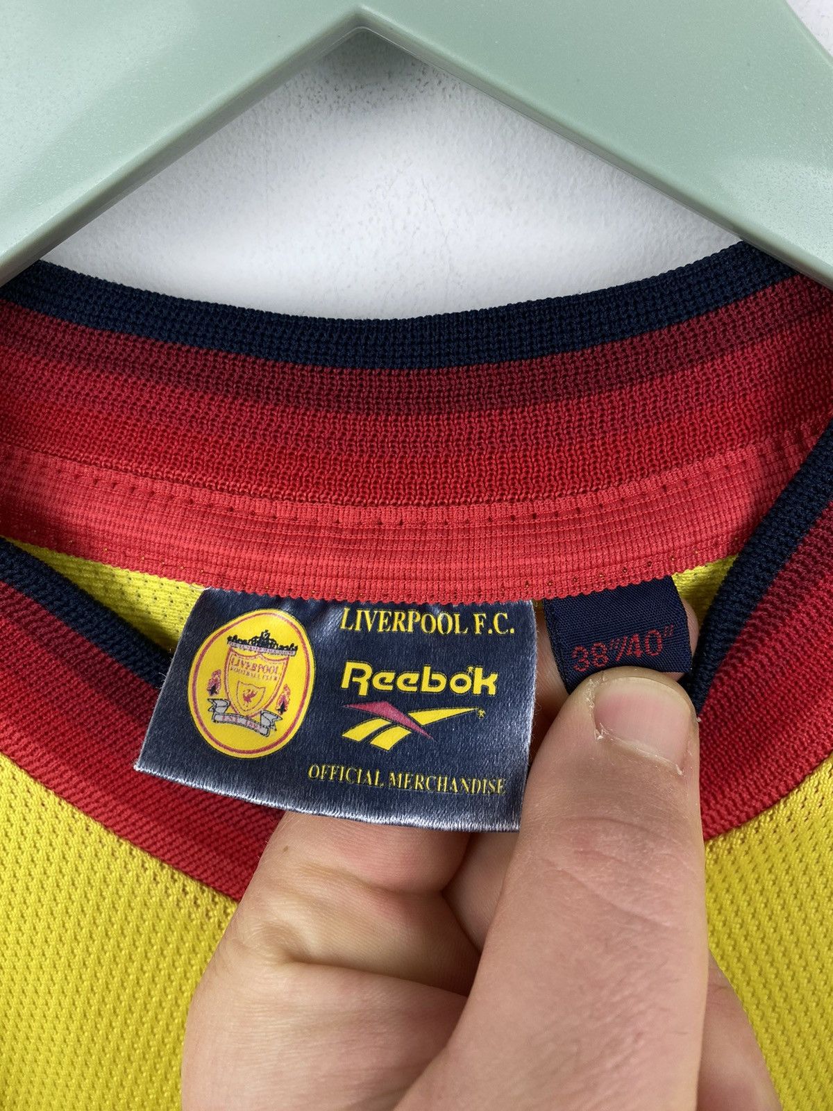 Reebok Vintage Liverpool 1997 1999 Reebok Soccer Jersey PSG Arsenal Size US M / EU 48-50 / 2 - 7 Thumbnail