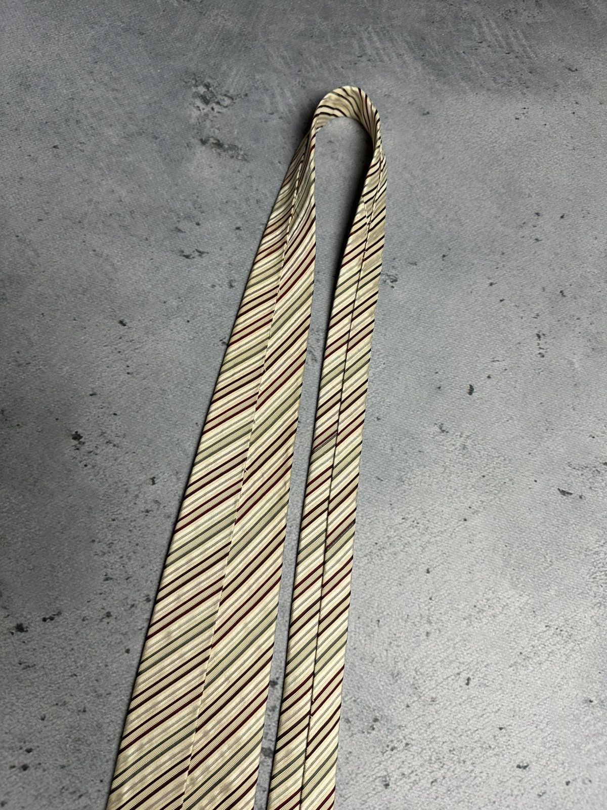 Brioni Stripped Brioni Stripe Tie Lux Brand Rare 00s Vintage Size ONE SIZE - 6 Thumbnail