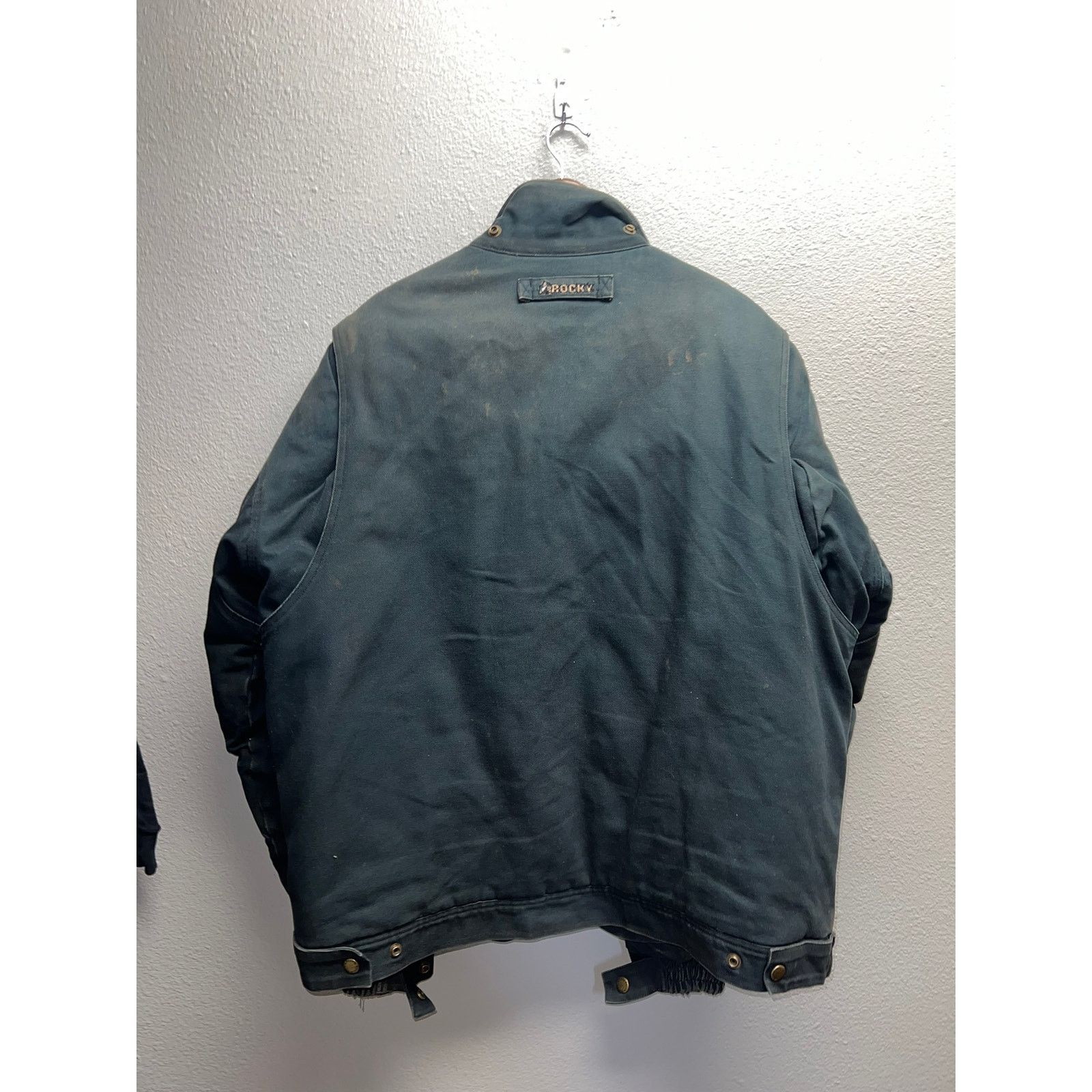Vintage Vintage Work Wear Black Jacket Rocky Full Zip Heavy VTG XL Size US XL / EU 56 / 4 - 11 Thumbnail