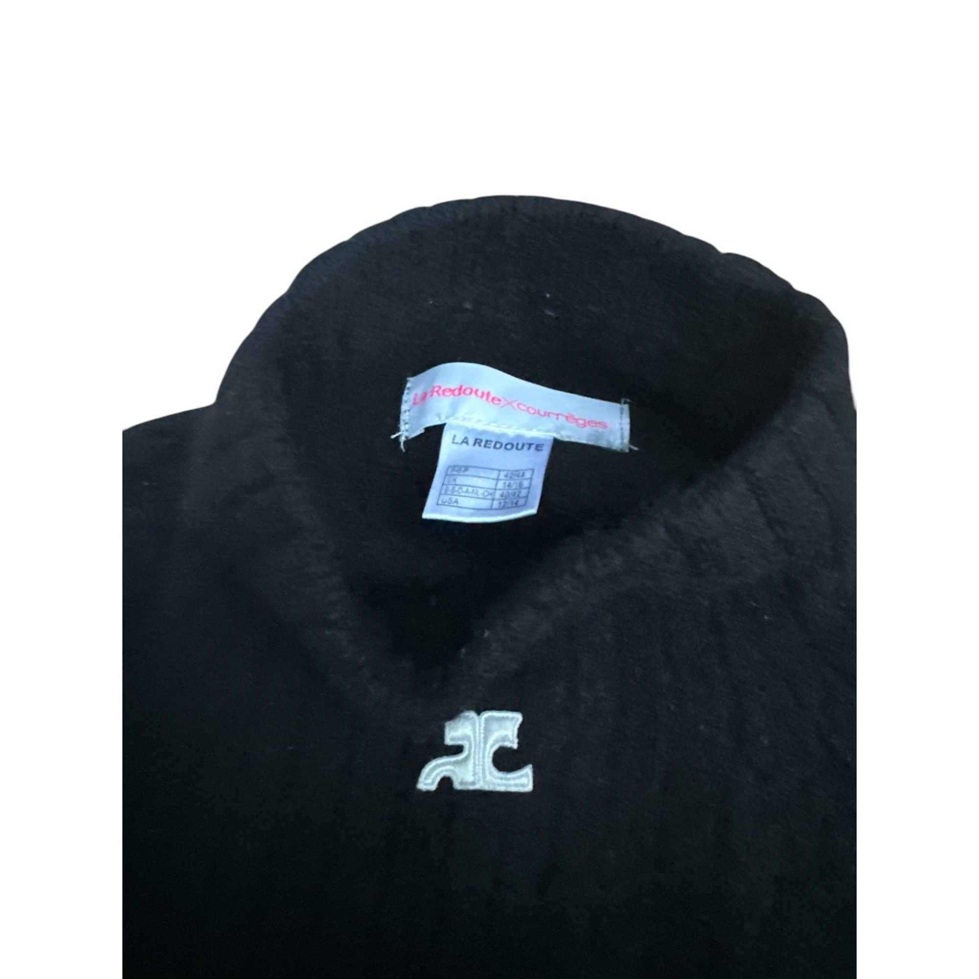 Courreges Black Cashmere Sweater Size S / US 4 / IT 40 - 5 Thumbnail