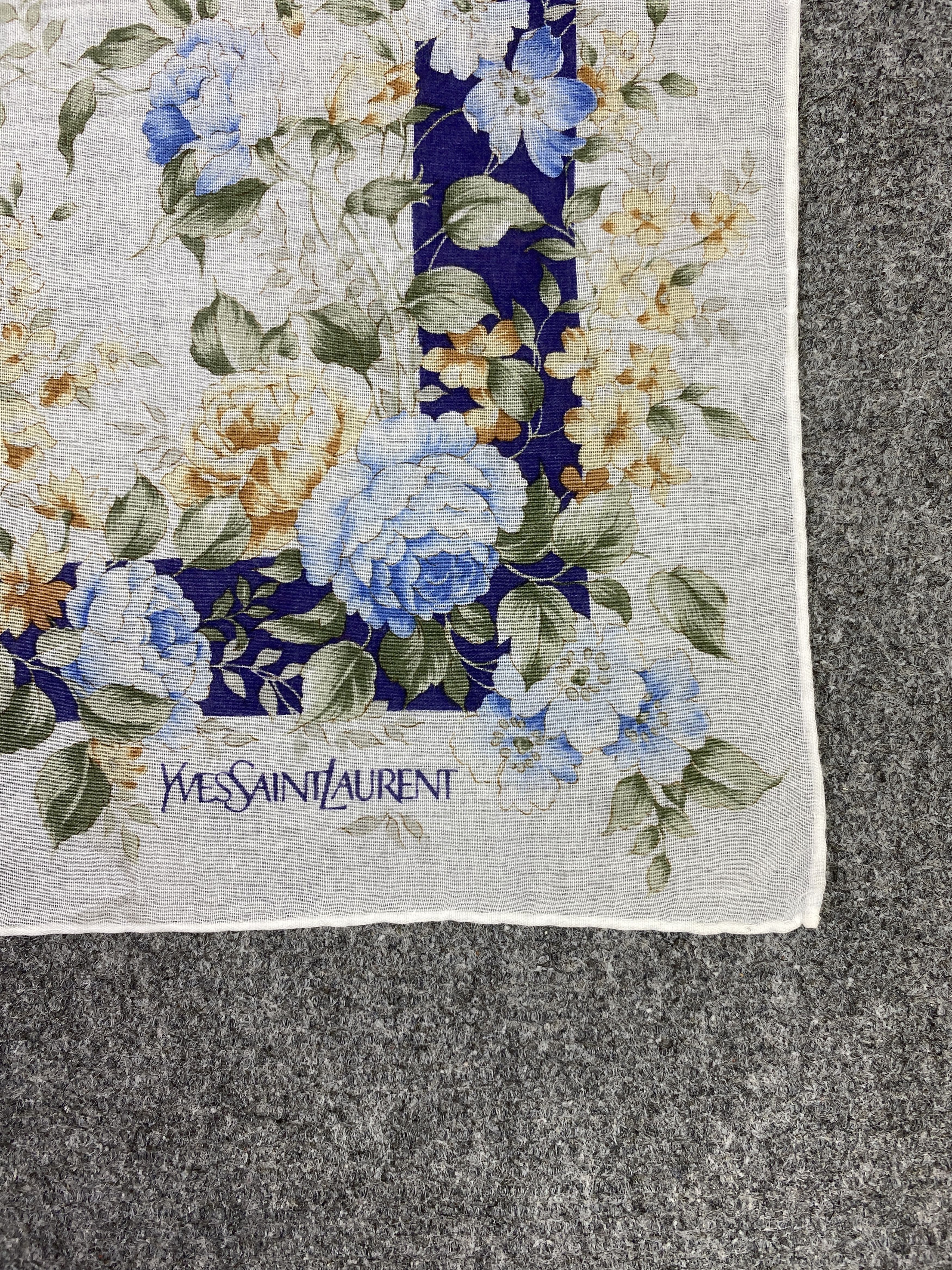 Yves Saint Laurent Vintage Yves Saint Laurent Handkerchief / Neckerchief KT0127 Size ONE SIZE - 5 Thumbnail