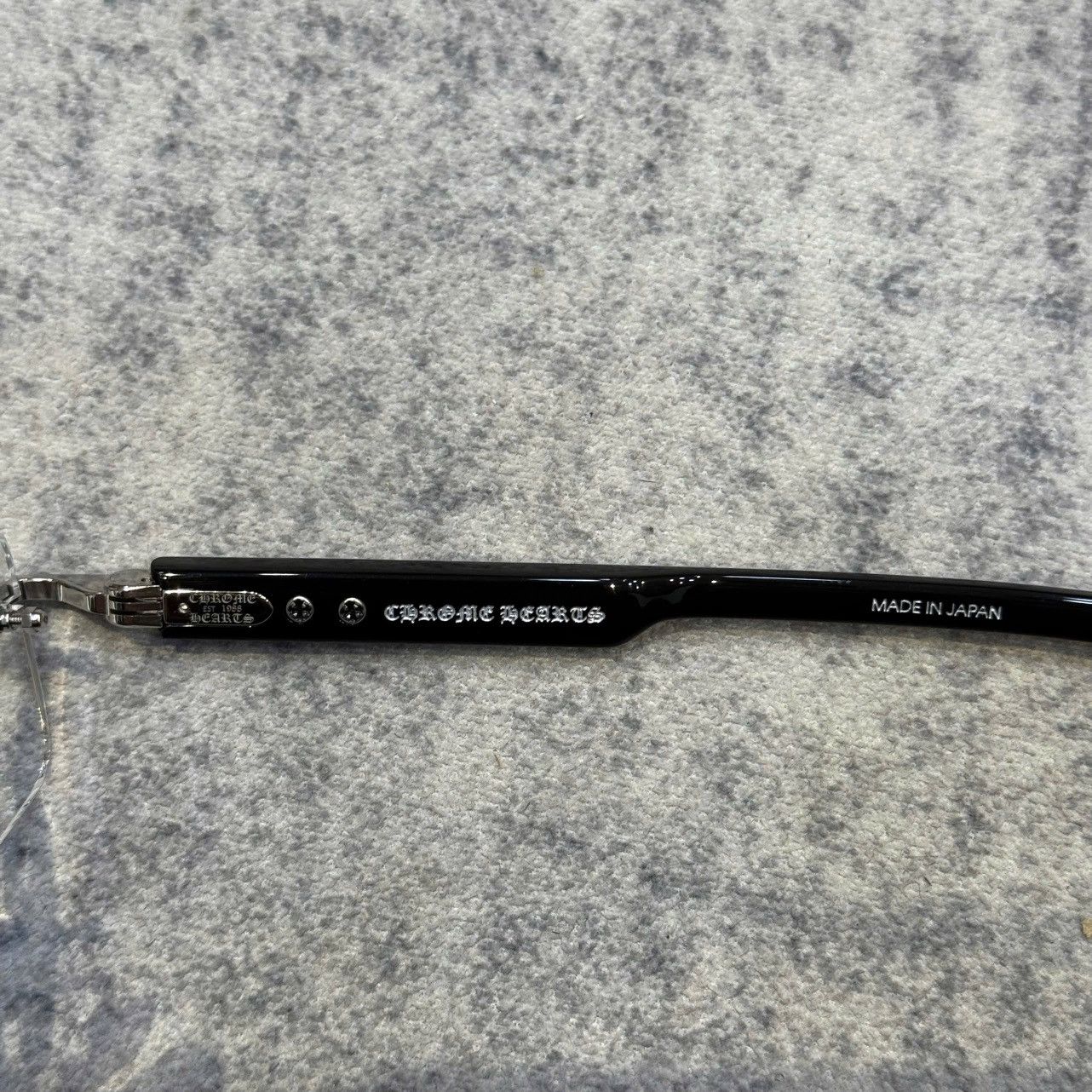 Chrome Hearts CHROME HEARTS DEEP I SHINY SILVER/BLACK Size ONE SIZE - 5 Thumbnail