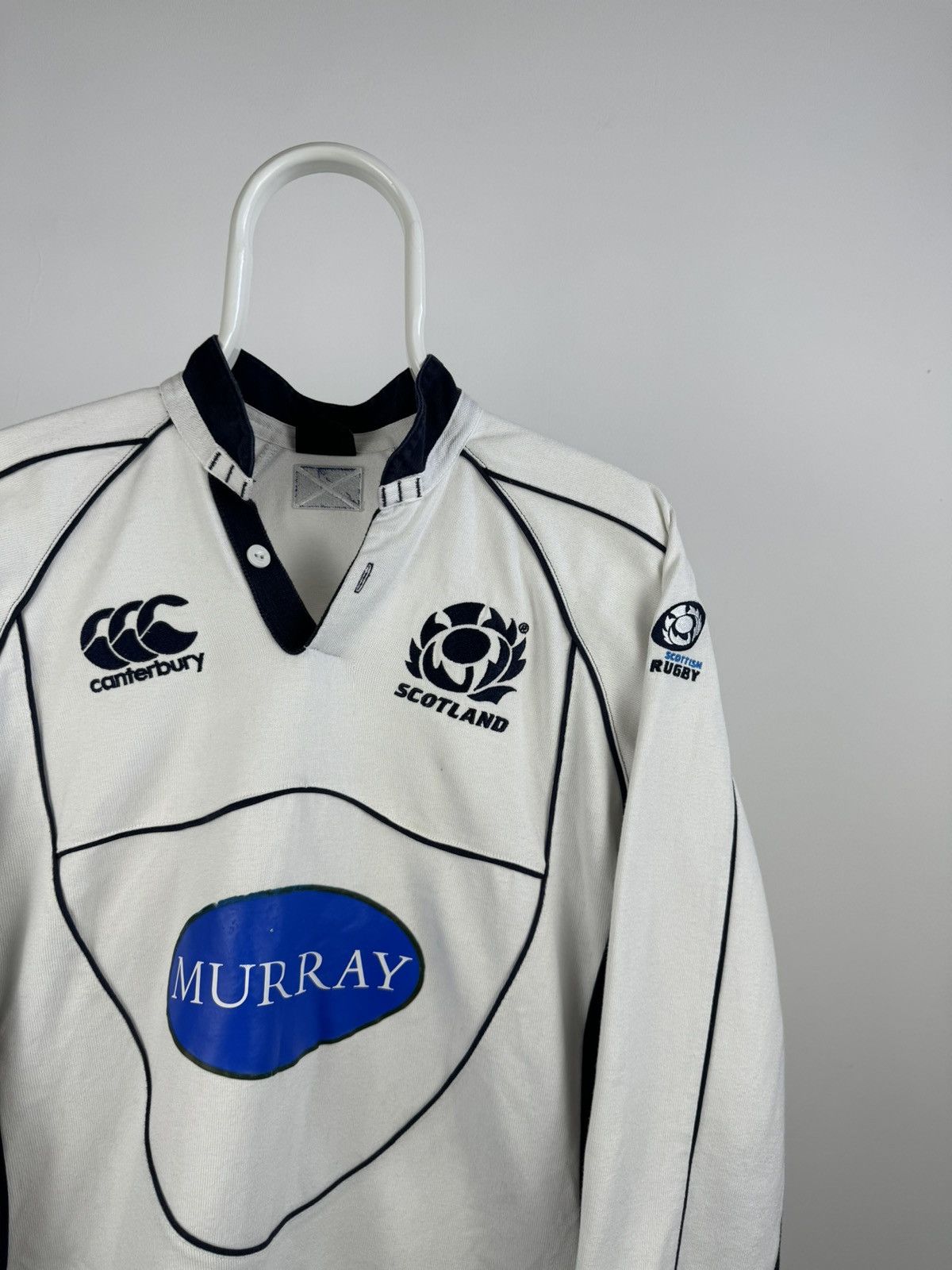 Canterbury of New Zealand Vintage Y2K Canterbury Rugby Scotland World Cup Jersey Size US S / EU 44-46 / 1 - 2 Thumbnail