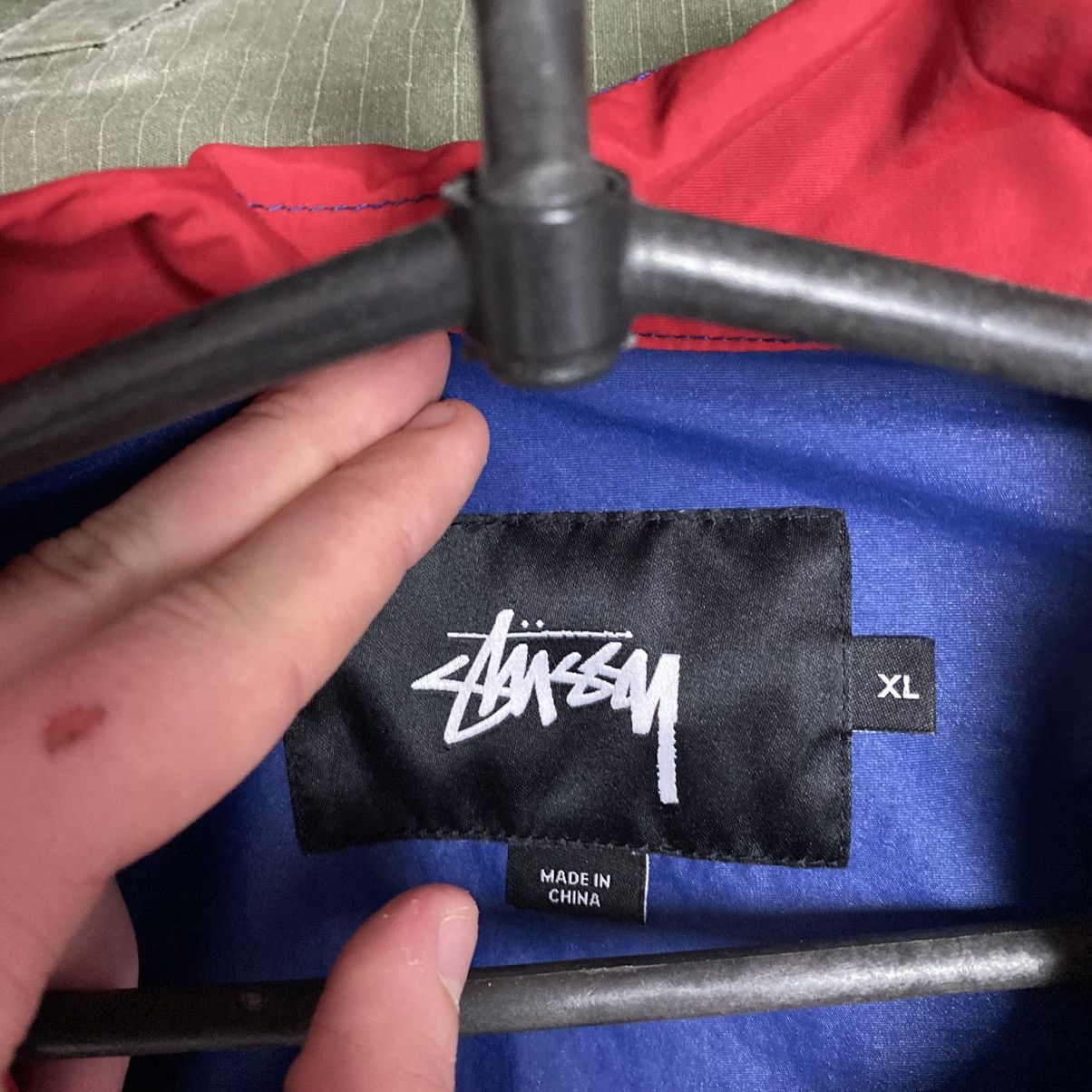 Stussy Luxury Stussy Small logo y2k nylon streetwear jacket size XL Size US XL / EU 56 / 4 - 4 Thumbnail