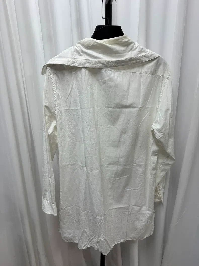 Yohji Yamamoto YOHJI YAMAMOTO Lapel patch long shirt 3 yards neckline sli Size US L / EU 52-54 / 3 - 5 Thumbnail