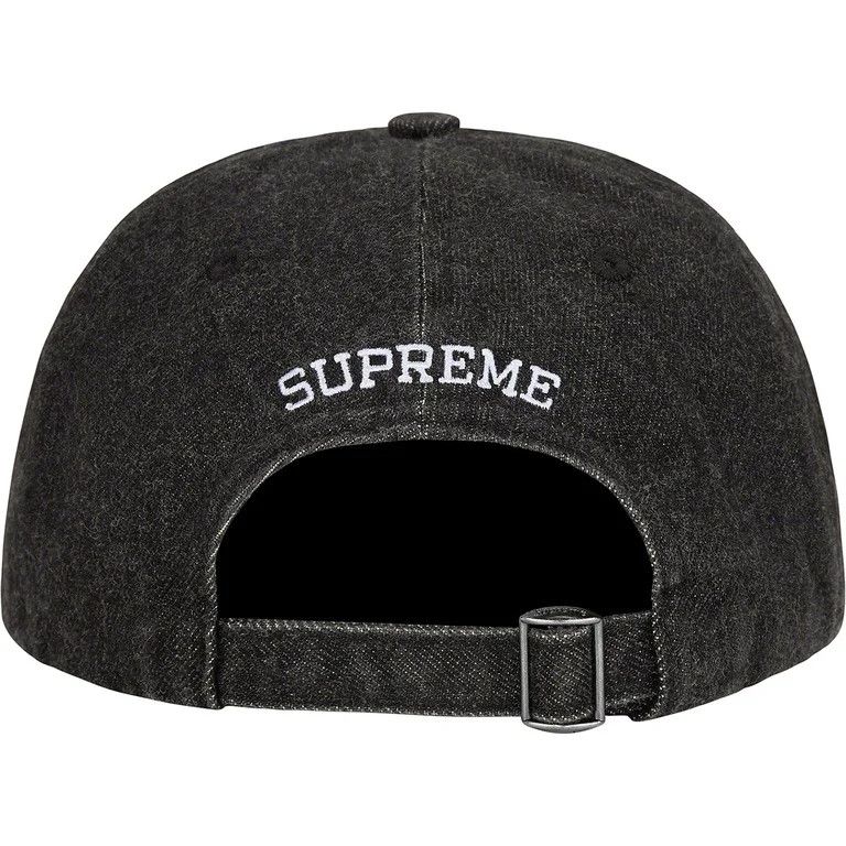 Supreme Supreme x Kevlar Denim S Logo 6-Panel 'Black' Size ONE SIZE - 3 Thumbnail