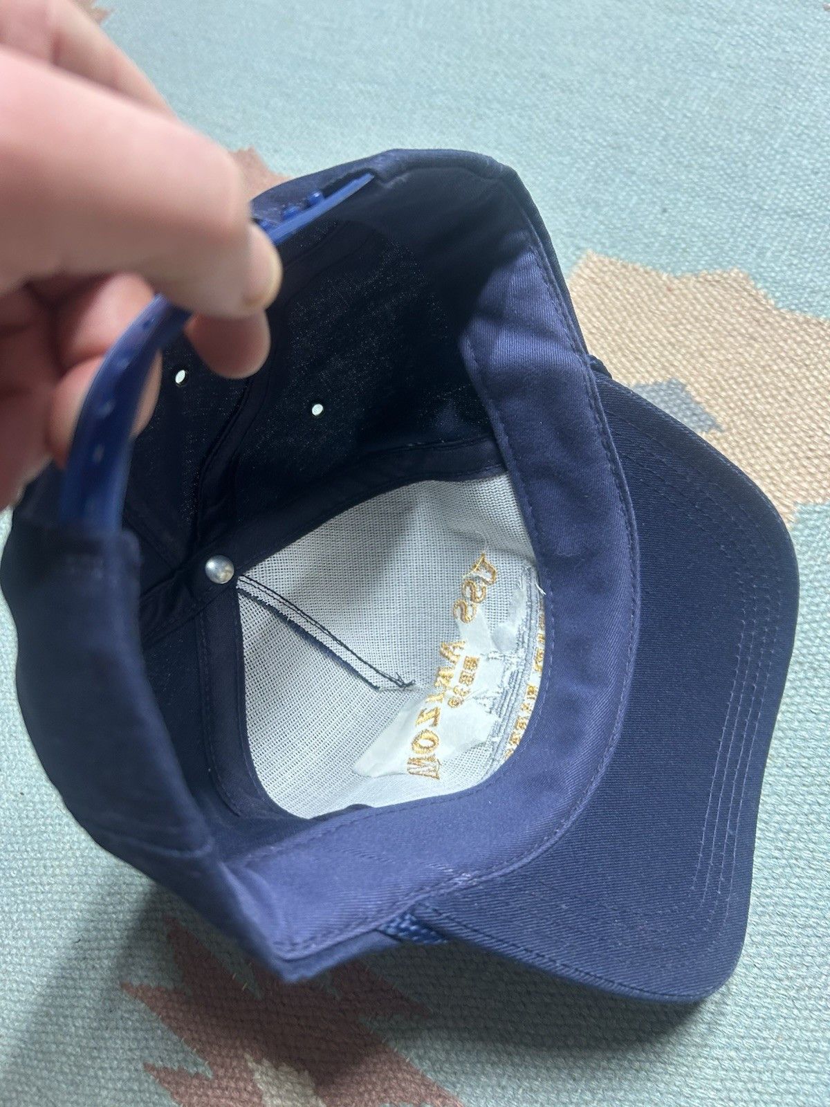 Vintage Vintage SnapBac hat USS Arizona Pearl Harbor WW2 made in USA Size ONE SIZE - 6 Thumbnail