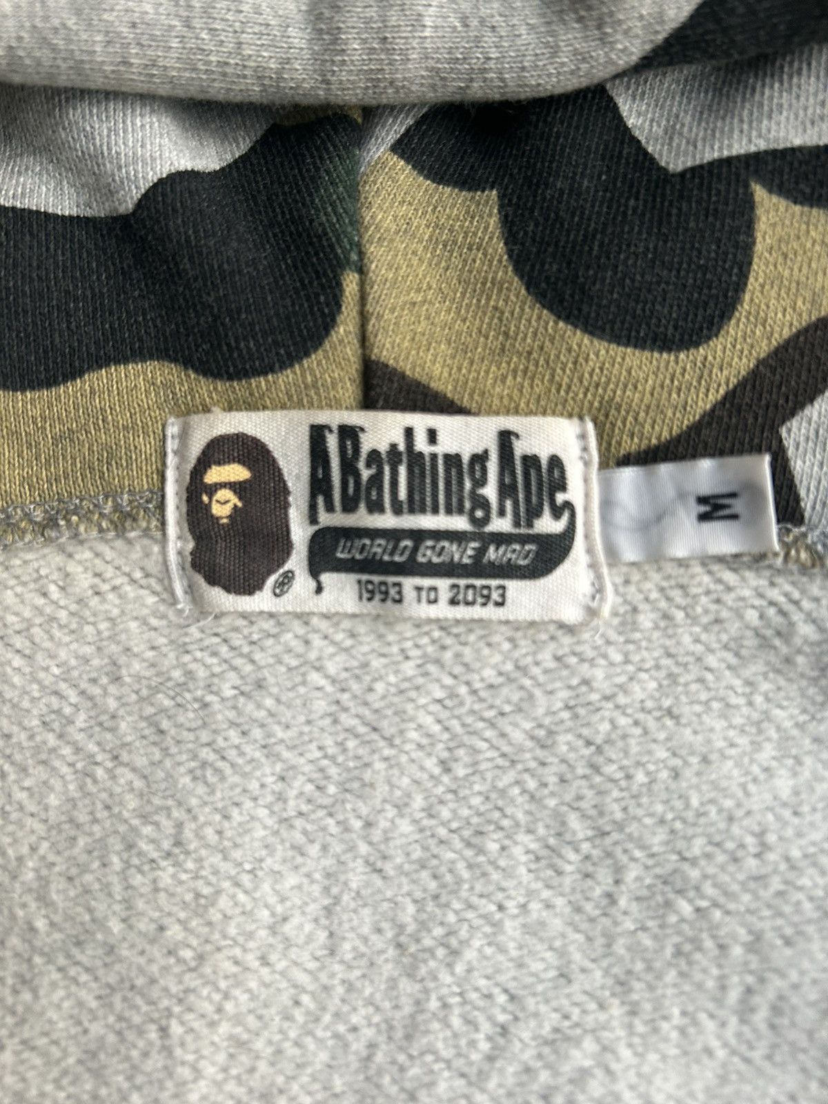 Bape BAPE Star full zip hoodie Gray x 1st camo BAPE STA Size US M / EU 48-50 / 2 - 6 Thumbnail