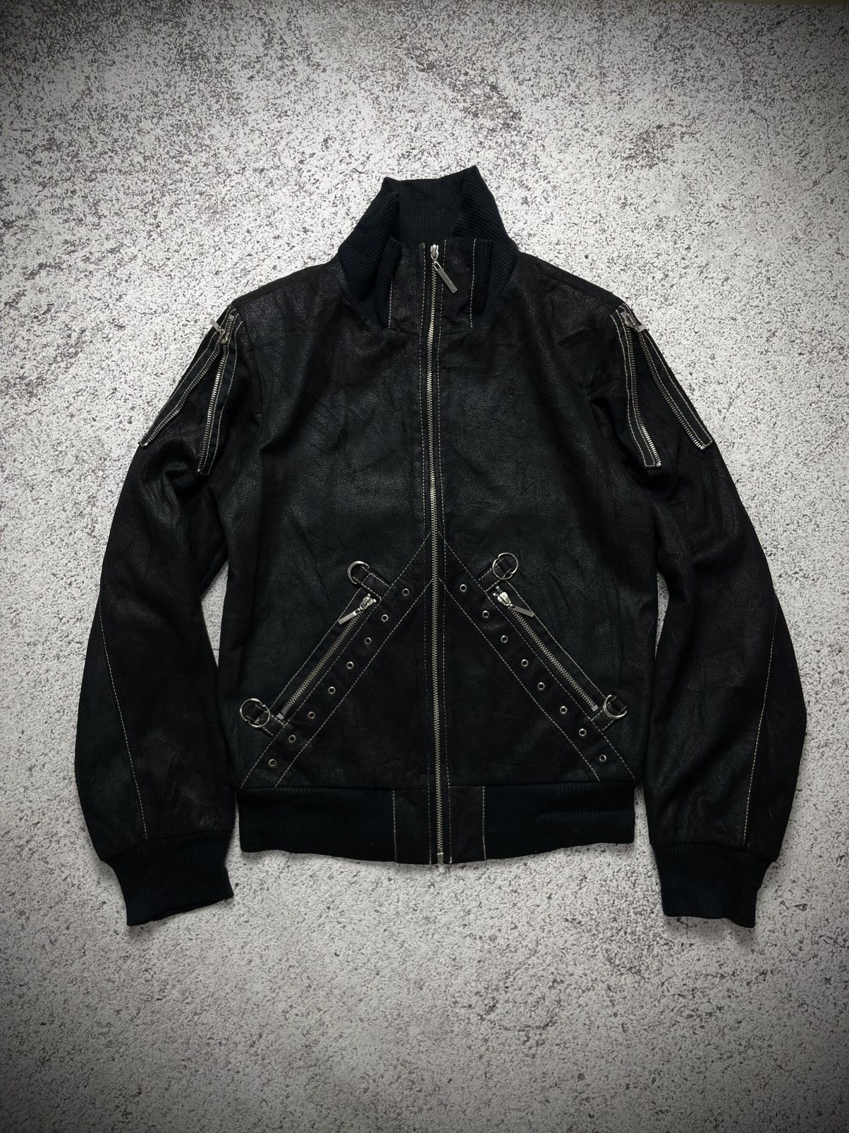 If Six Was Nine 2000s in form - Bondage Gothic Punk Jacket LGB If6was9 Style Size US M / EU 48-50 / 2 - 1 Thumbnail