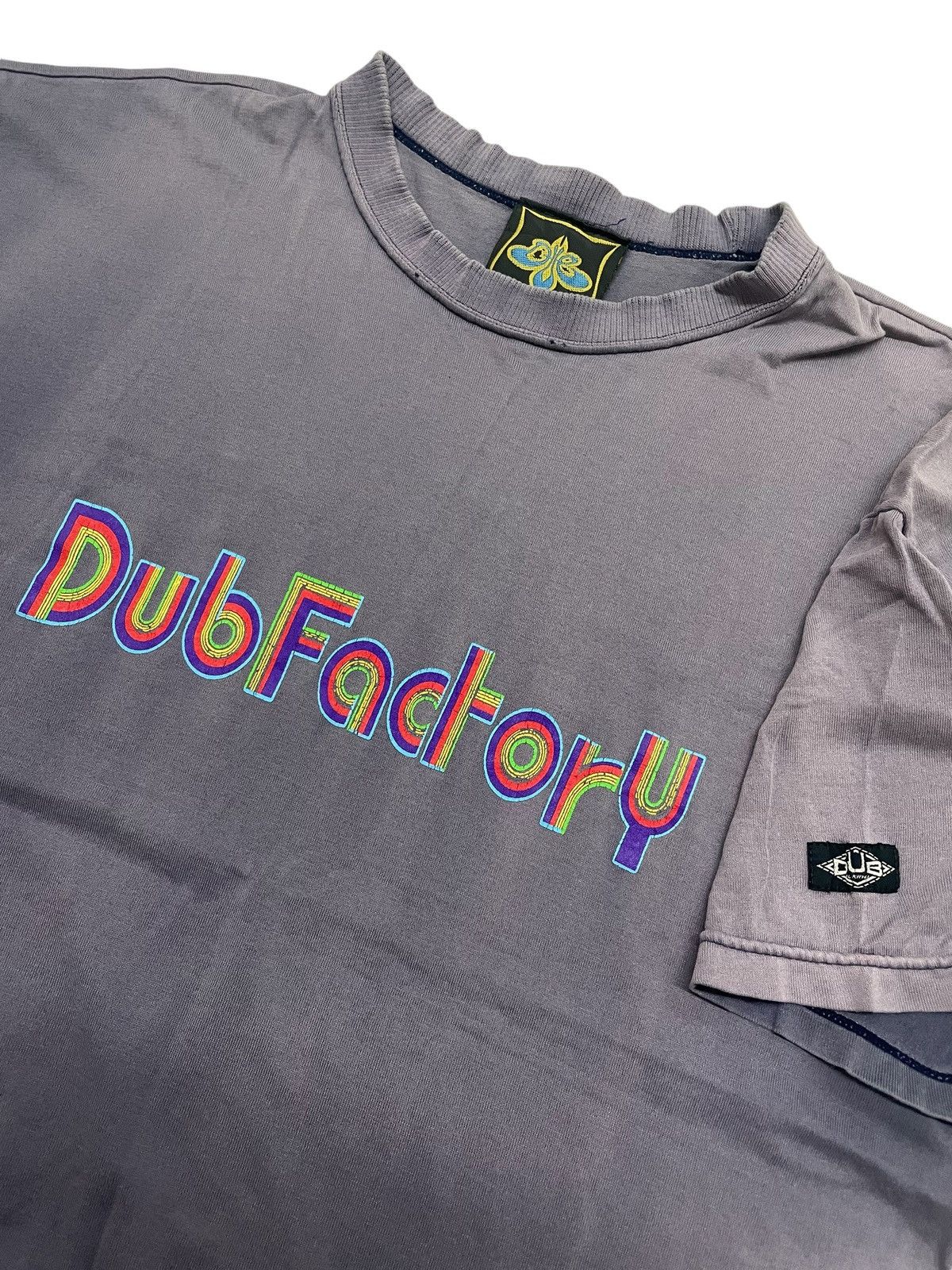 Vintage Vintage DUB FACTORY FORM COLOURED Sunfaded T-shirt Size US L / EU 52-54 / 3 - 4 Thumbnail