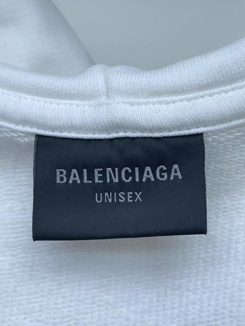 Balenciaga Balenciaga Blur Letter Hooded Sweatshirt Size US XS / EU 42 / 0 - 5 Thumbnail