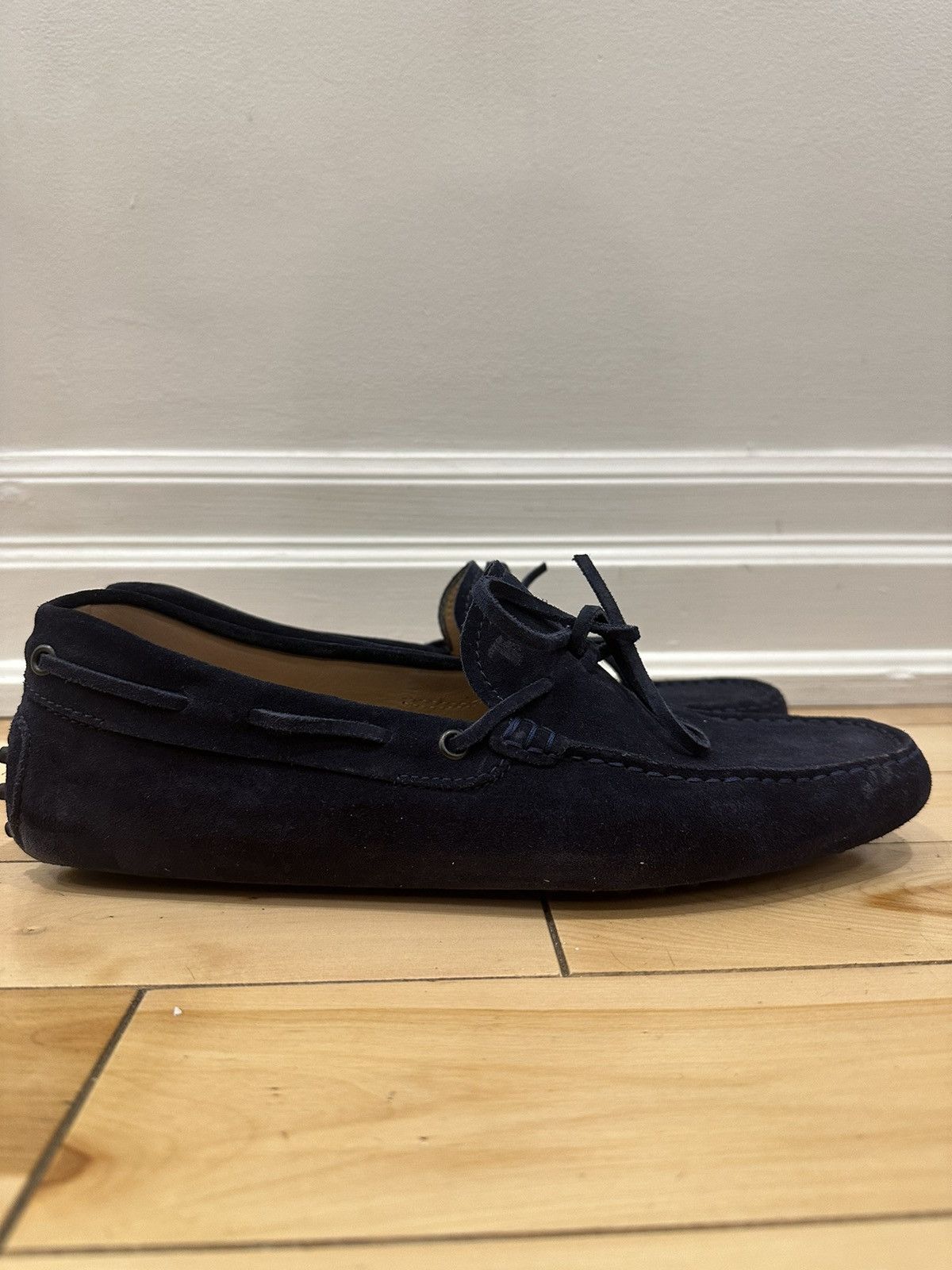 image of Tods Tod’S Blue Suede Driving Shoes, Men's (Size 9.5)