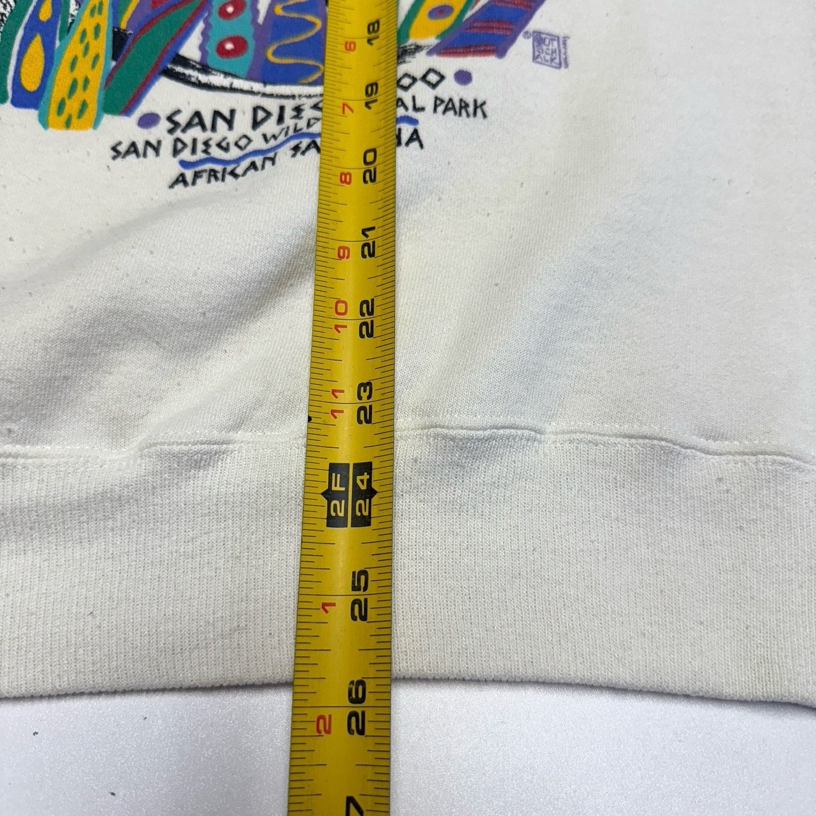 Vintage Vintage San Diego Zoo Sweatshirt Mens M 23x25.5 White Nature Size US M / EU 48-50 / 2 - 19 Thumbnail