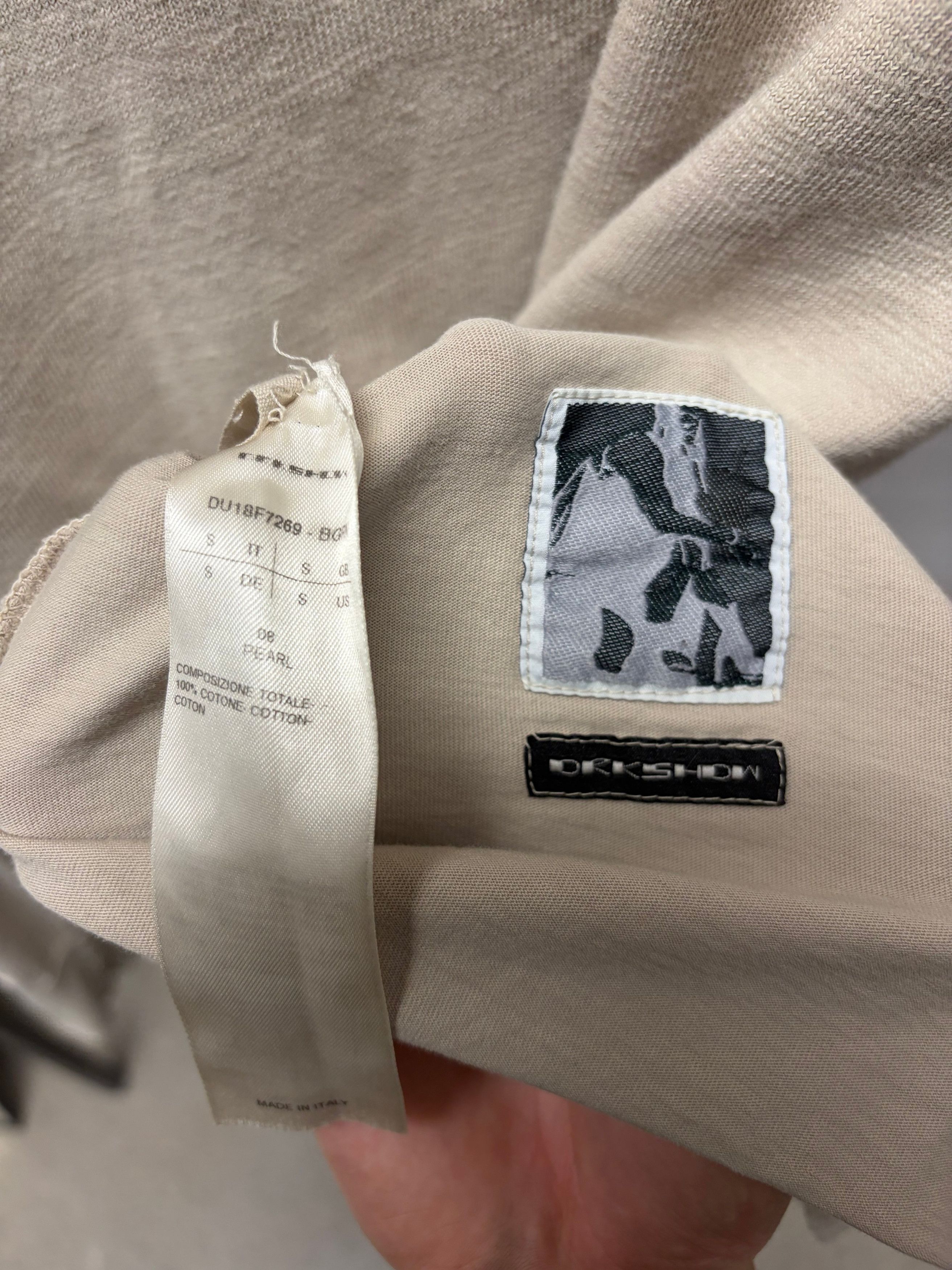 Rick Owens Rick Owens ‘Hustler’ Pearl Double Layered Long Sleeve Shirt Size US S / EU 44-46 / 1 - 5 Thumbnail