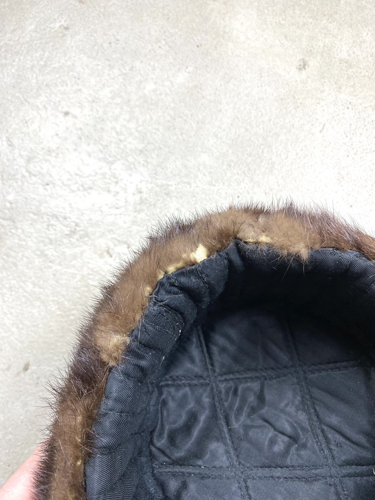 Vintage Vintage Soviet Era Black Fur Ushanka Trapper Hat Winter Cap Size ONE SIZE - 14 Thumbnail