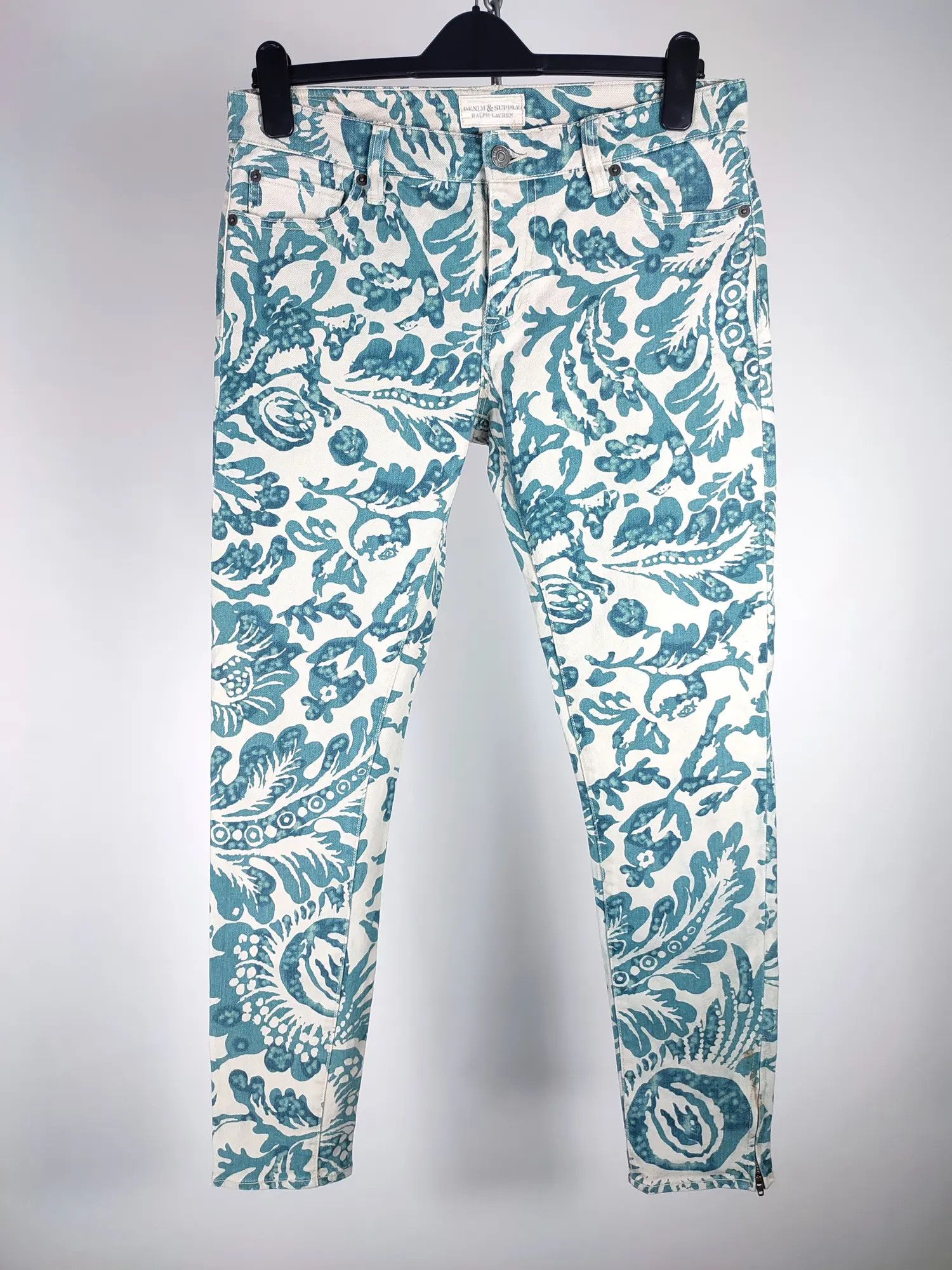 Denim & Supply Ralph Lauren × Ralph Lauren Polo Ralph Lauren floral print slim denim pants Size 30" / US 8 / IT 44 - 1 Thumbnail