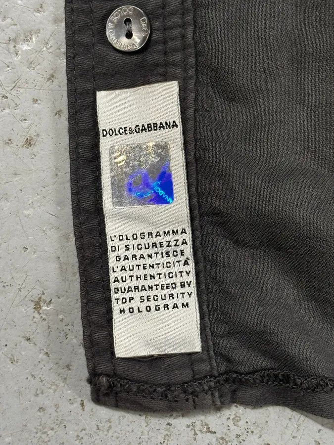 Dolce & Gabbana AW2003 Dolce & Gabbana Grey & Green Military Cargo Jacket Size US L / EU 52-54 / 3 - 12 Thumbnail
