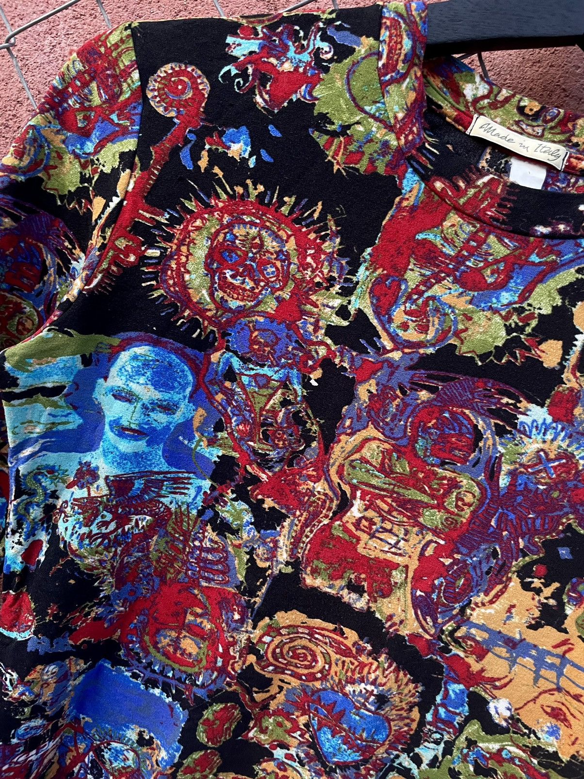 Jean Paul Gaultier SS2000 Gaultier Basquiat Mesh Top Size S / US 4 / IT 40 - 4 Thumbnail