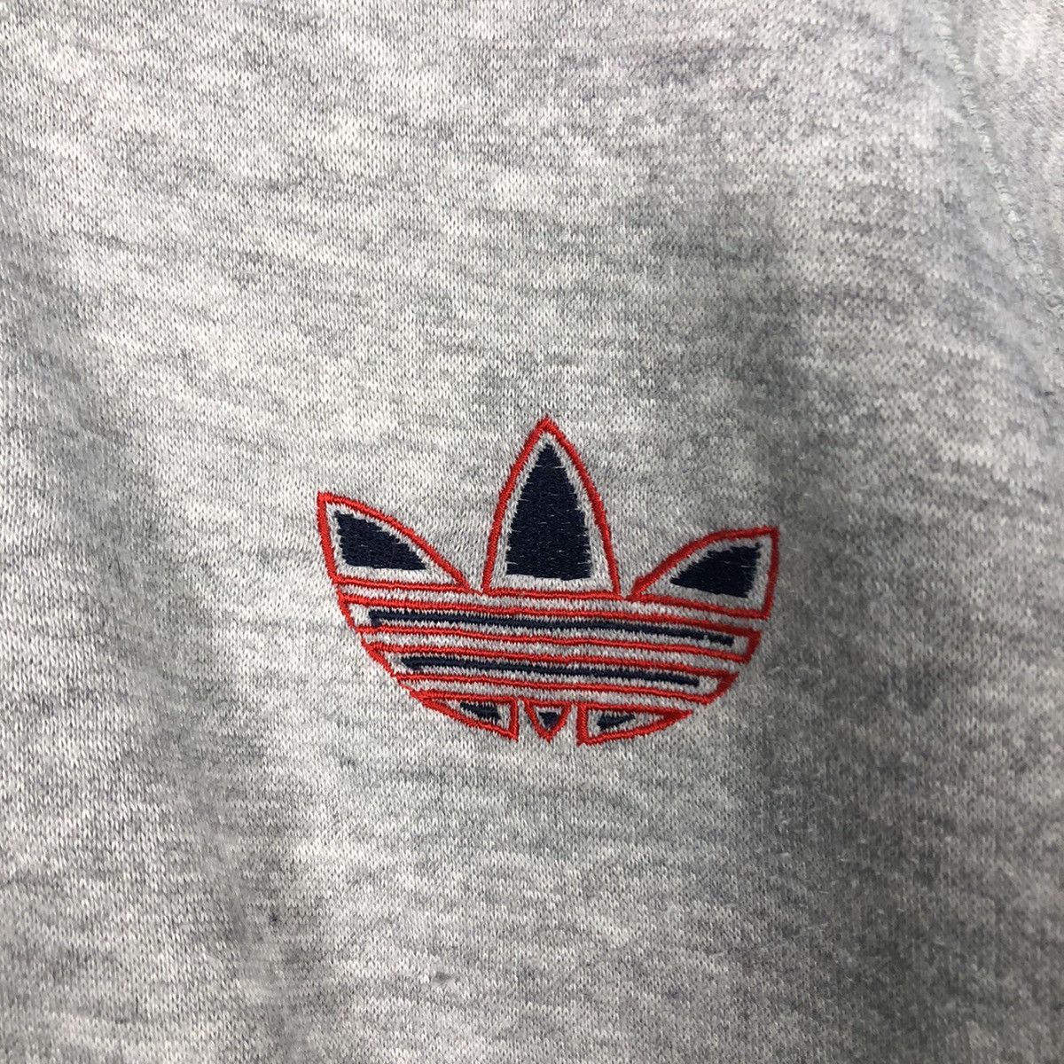 Adidas 📌Vintage Sherpa Sweatshirt Adidas Big Logo Size US M / EU 48-50 / 2 - 13 Thumbnail