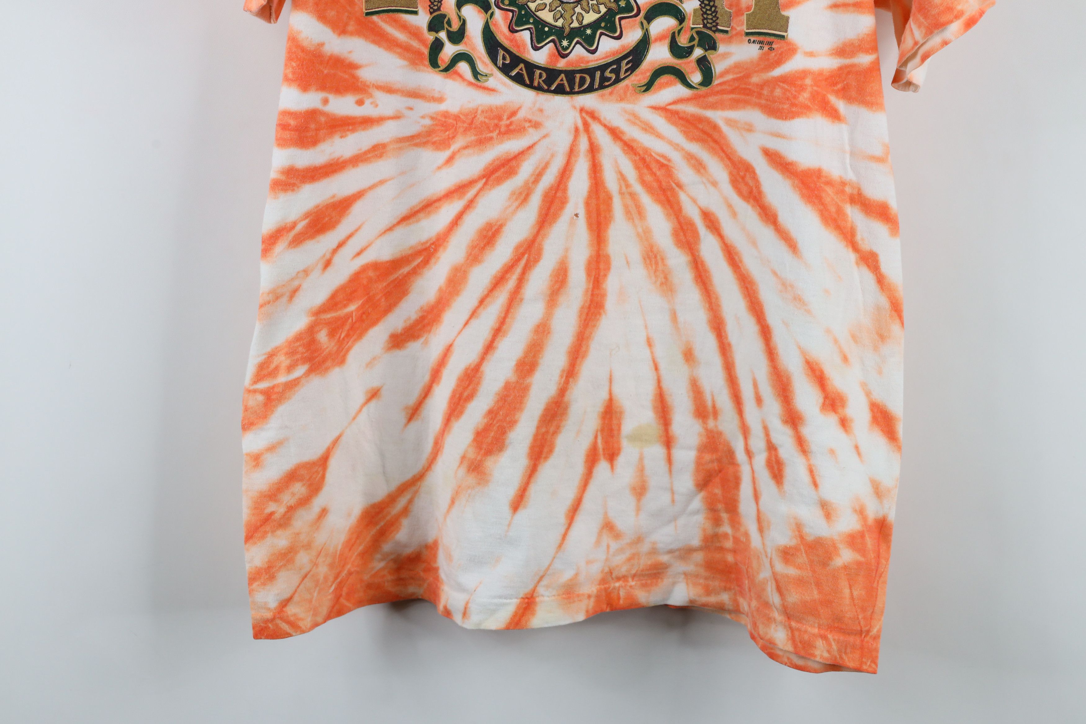 Vintage Vintage 90s Streetwear Acid Wash Florida Sun T-Shirt Cotton Size US L / EU 52-54 / 3 - 3 Thumbnail