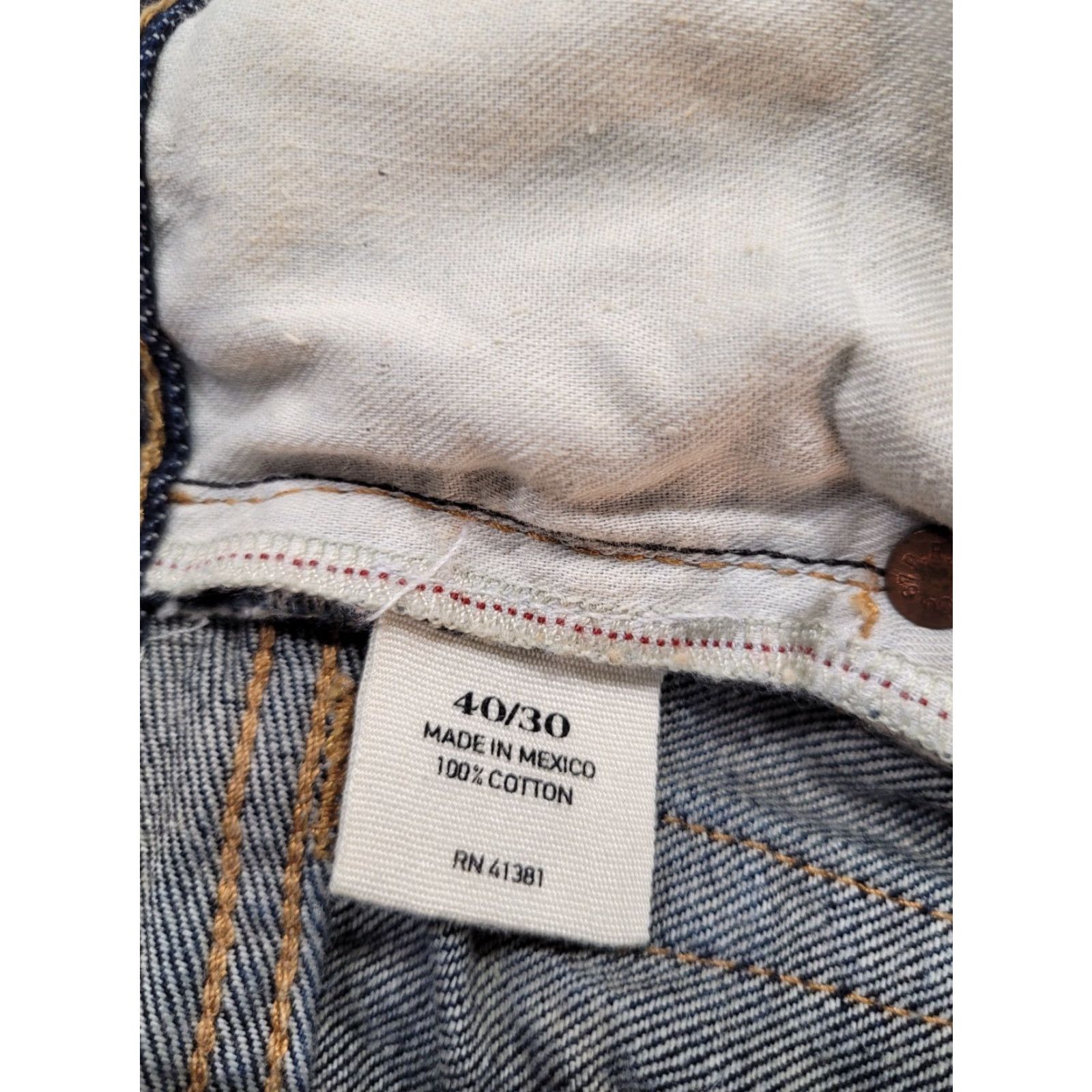 Polo Ralph Lauren Polo Ralph Lauren Jeans Mens 40x30 Blues Denim Hampton Straight Mid Rise Regular 5-Pocket Belt Loops Logo Vintage No Size US L / EU 52-54 / 3 - 5 Thumbnail
