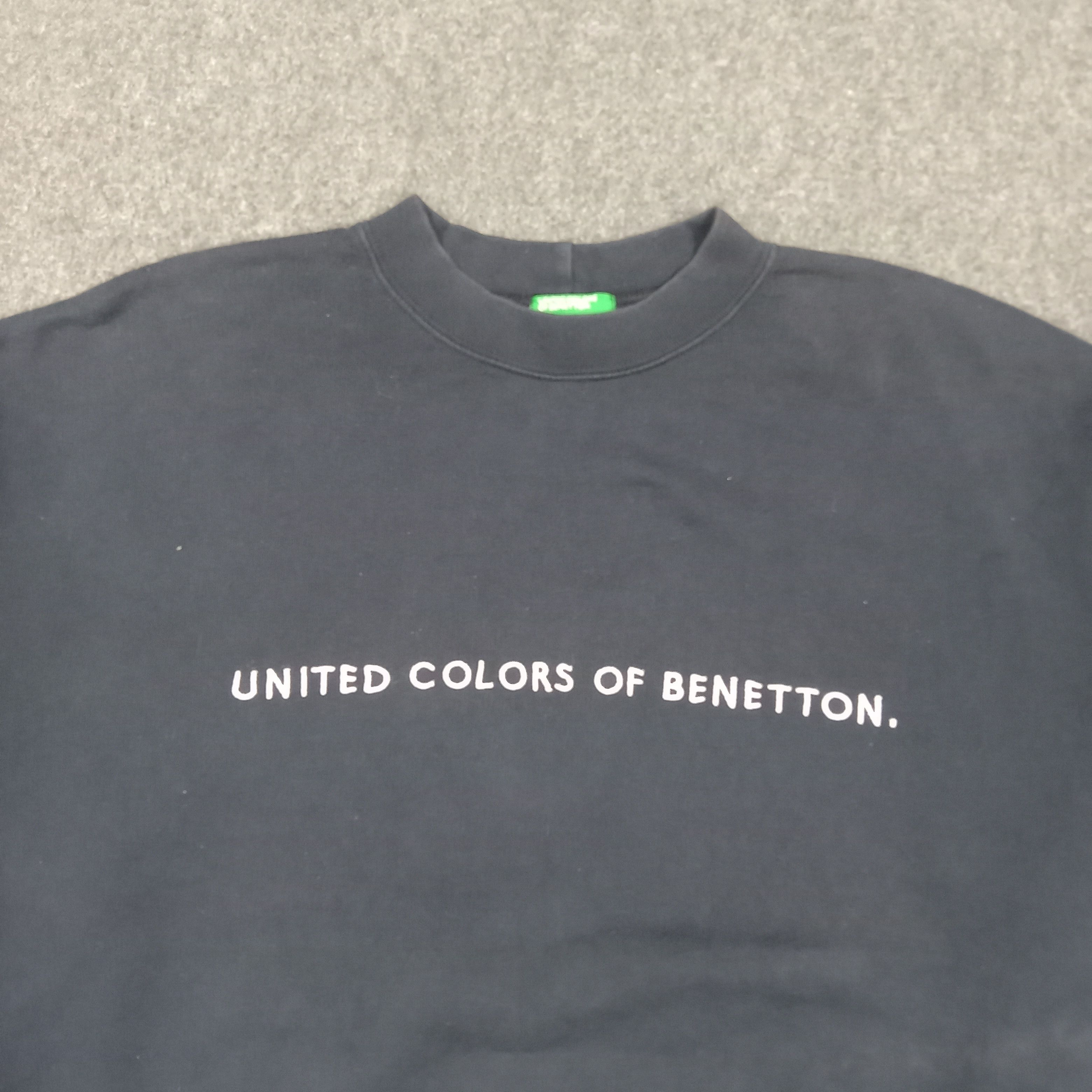 United Colors Of Benetton United Colors of Benetton Embroidery Sweatshirt C286N5 Size US XL / EU 56 / 4 - 2 Thumbnail
