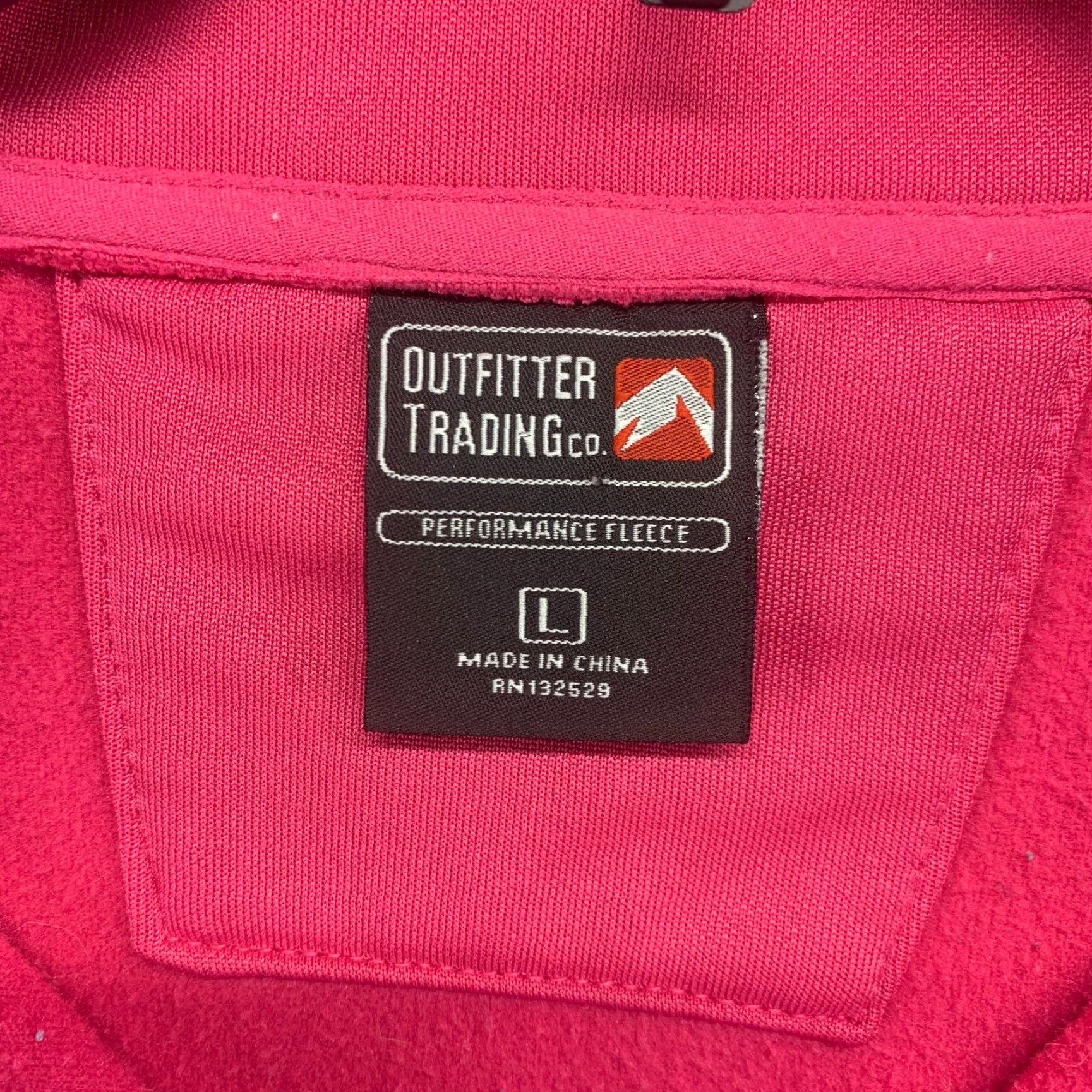 CO Outfitter Trading Co Jacket Womens Large Pink Performance Fleece Full Zip Active Size L / US 10 / IT 46 - 5 Thumbnail