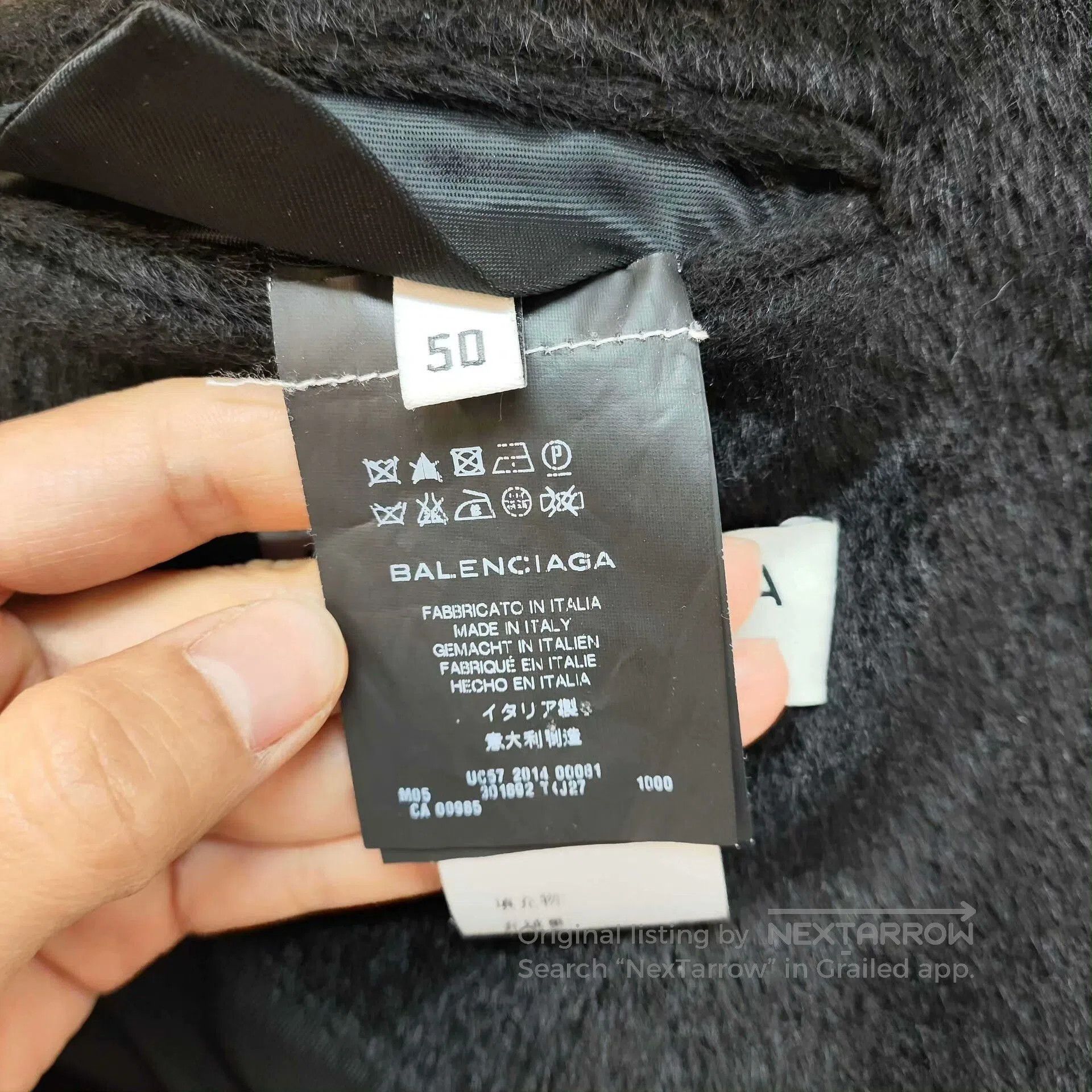 Balenciaga Balenciaga Alpaca Men's Long Coat. Size US M / EU 48-50 / 2 - 6 Thumbnail