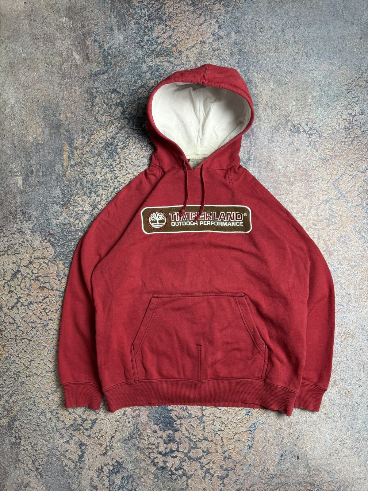 Timberland × Vintage TIMBERLAND VINTAGE BIG LOGO HOODIE Size US S / EU 44-46 / 1 - 1 Thumbnail