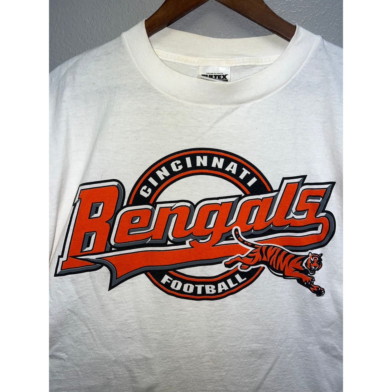 Tultex Vintage Cincinnati Bengals Shirt NFL Football 90s VTG 2XL Size US XXL / EU 58 / 5 - 2 Thumbnail