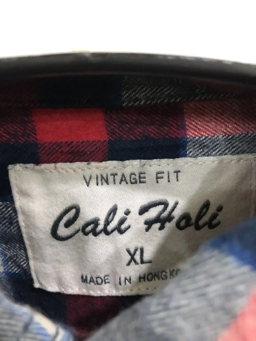Vintage Vintage Cali Holi Plaid Tartan Flannel Shirt 👕 Size US L / EU 52-54 / 3 - 3 Thumbnail