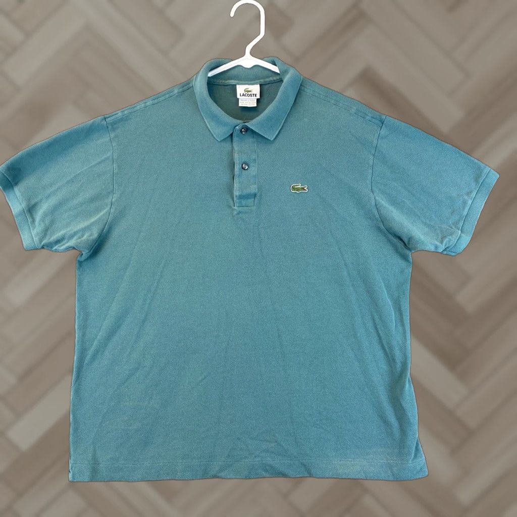 Lacoste LACOSTE Men's Classic Polo Shirt Green 2XL Short Sleeve Cotton Blend Size US XXL / EU 58 / 5 - 1 Thumbnail