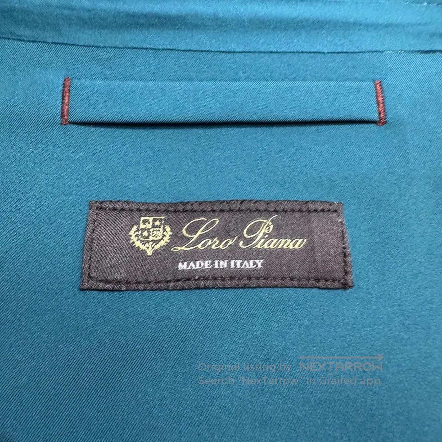 Loro Piana Blue Zip-Front Bomber Jacket Size S. Size US S / EU 44-46 / 1 - 2 Thumbnail