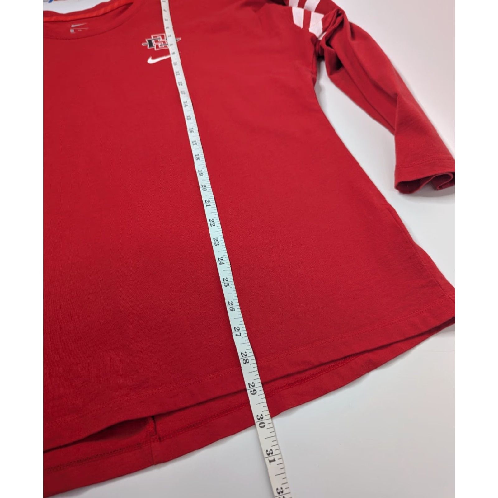 Nike VINTAGE Nike Aztecs San Diego University Women's Tailgate Long Sleeve Red Top 2XL Shirt Womens Size XXL / US 16-18 / IT 52-54 - 5 Thumbnail