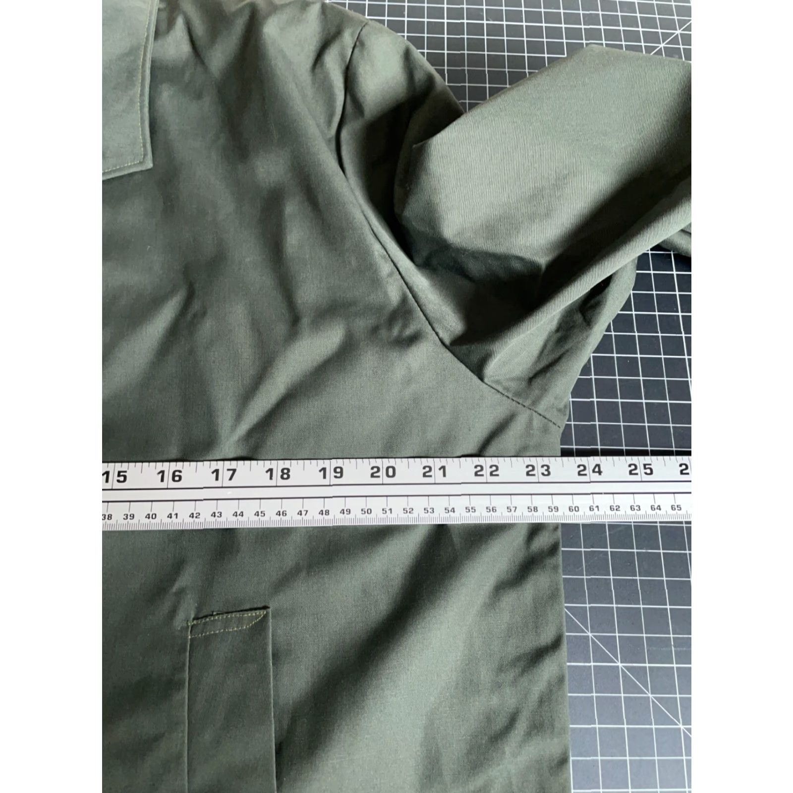Vintage Vintage Gold Leaf Men's Large Green 60s Simco Boxy Fit Work Jacket Zip Front Full Lightweight Pockets Unlined USA Made Size US L / EU 52-54 / 3 - 5 Thumbnail