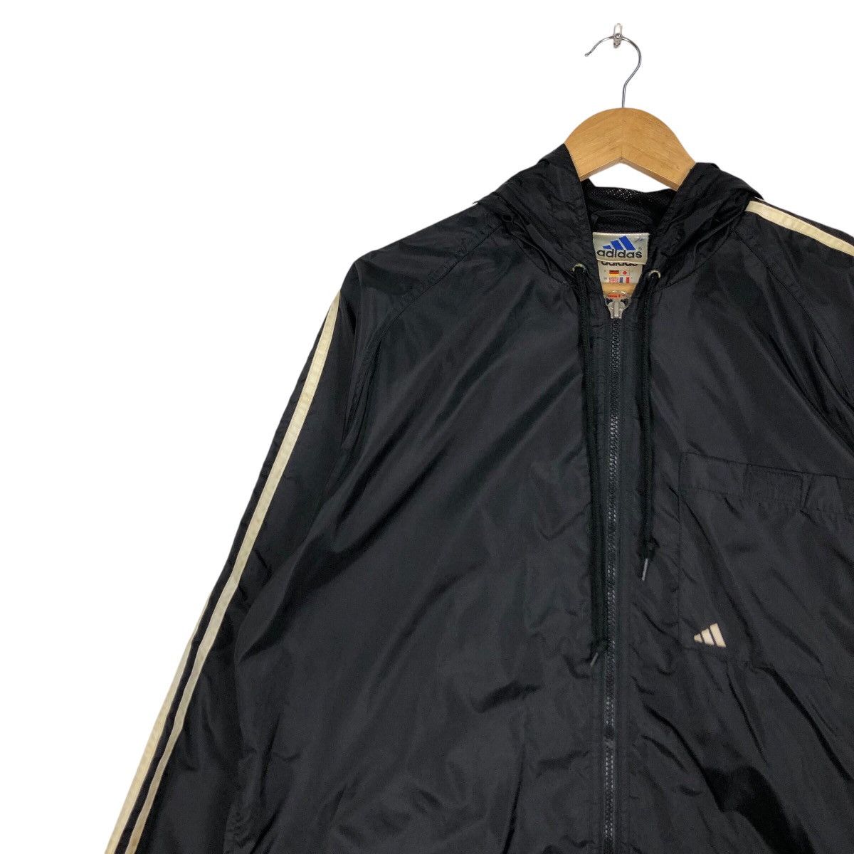 Adidas × Vintage Vintage Adidas Windbreaker Long Sleeve Big Logo Large Size US L / EU 52-54 / 3 - 7 Thumbnail