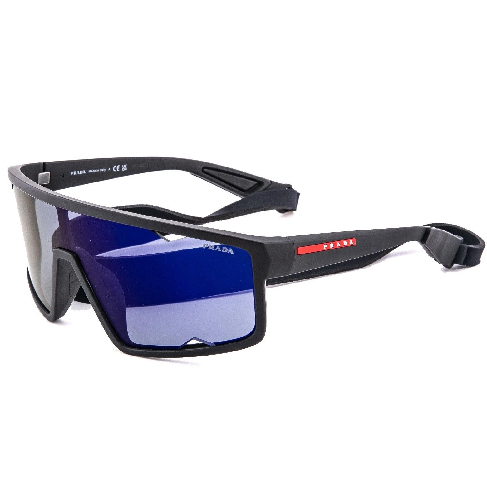 Prada PRADA A03 Linea Rossa Sport Black Violet Sunglass PSA03S Size ONE SIZE - 4 Thumbnail