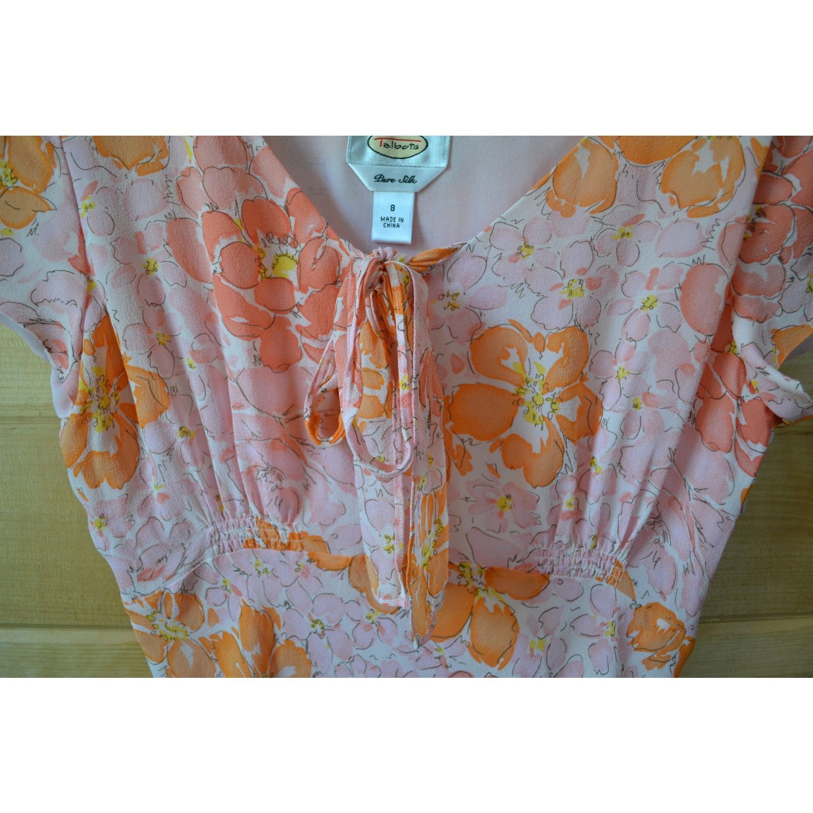 Talbots Talbot Vintage Silk Sun Dress Cottagecore Whimsical Fairy Size M / US 6-8 / IT 42-44 - 3 Thumbnail
