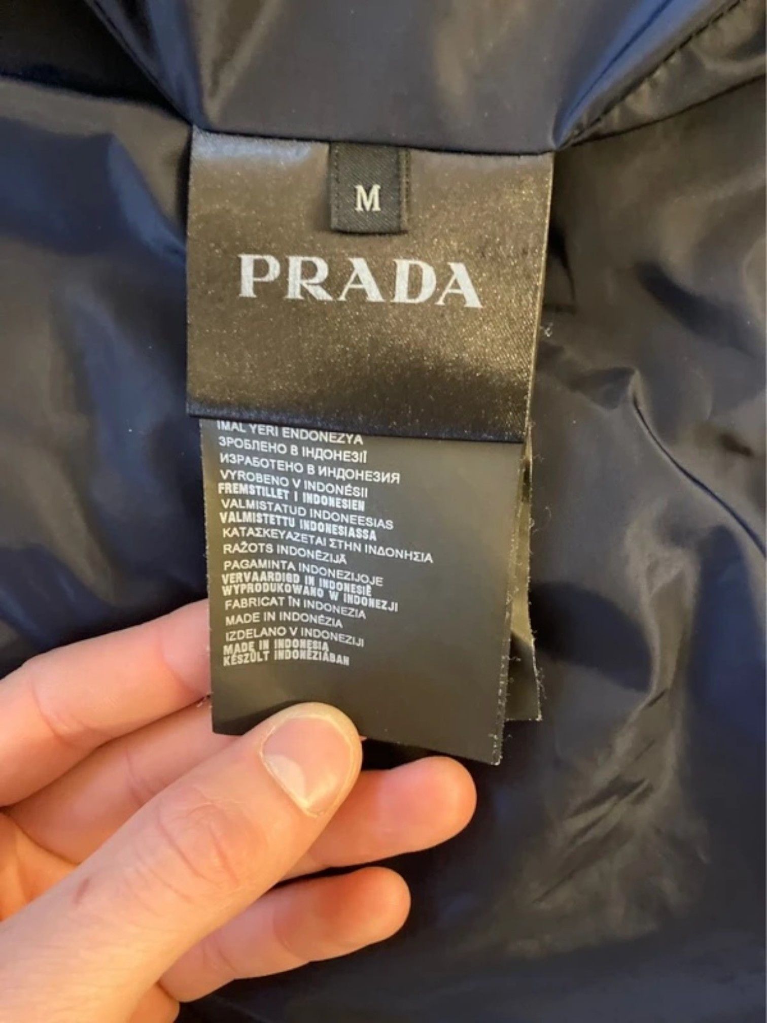 Prada Prada Lightweight Technical Blouson Jacket – Navy Size US M / EU 48-50 / 2 - 4 Thumbnail