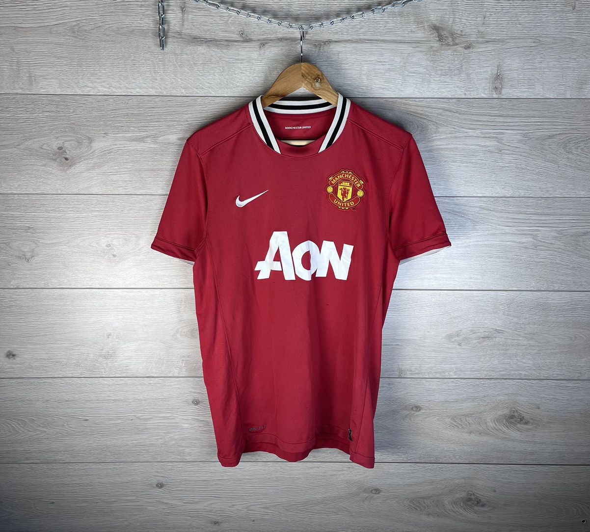 Nike Men’s soccer jersey Nike Fc Manchester United size M 2008s Size US M / EU 48-50 / 2 - 1 Thumbnail